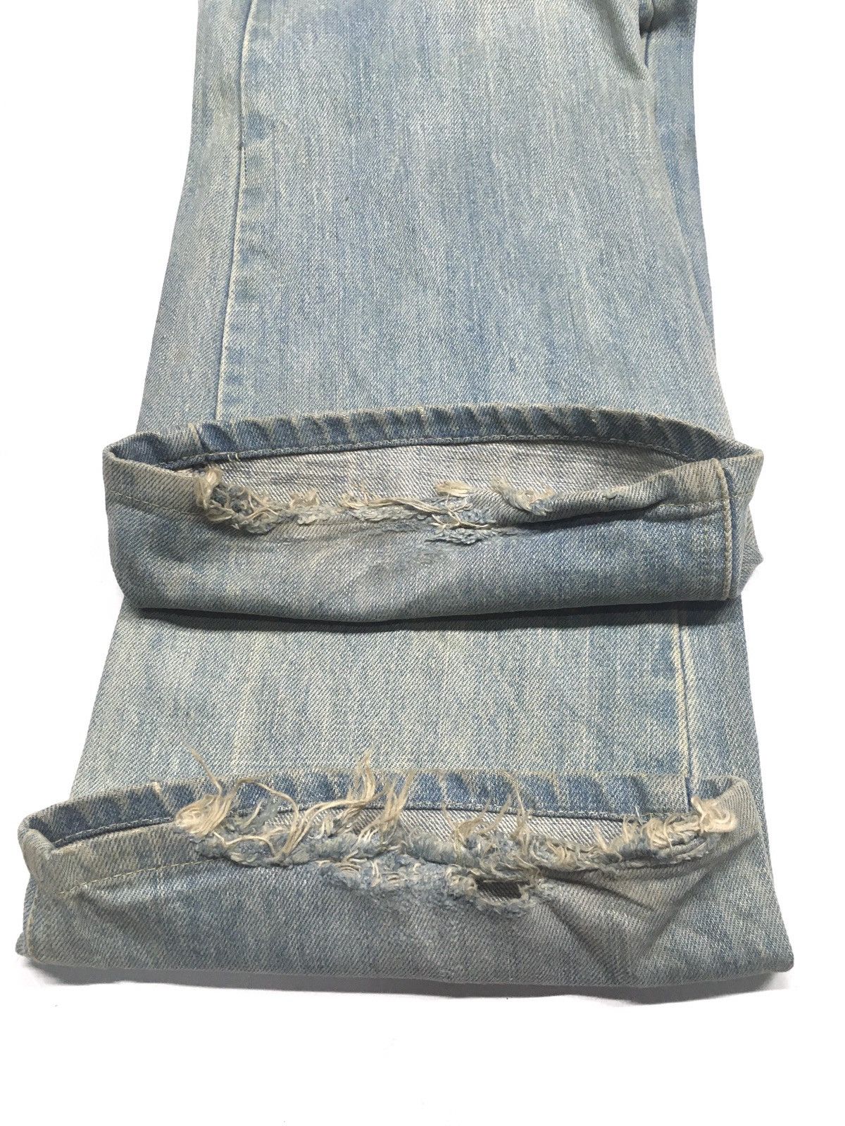 Designer × Morgan Homme × Vintage Vintage Morgan homme rusty blue wash distressed denim Size US 30 / EU 46 - 8 Thumbnail