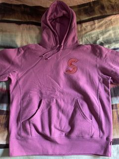 Supreme S Logo Hooded Sweatshirt 'Red