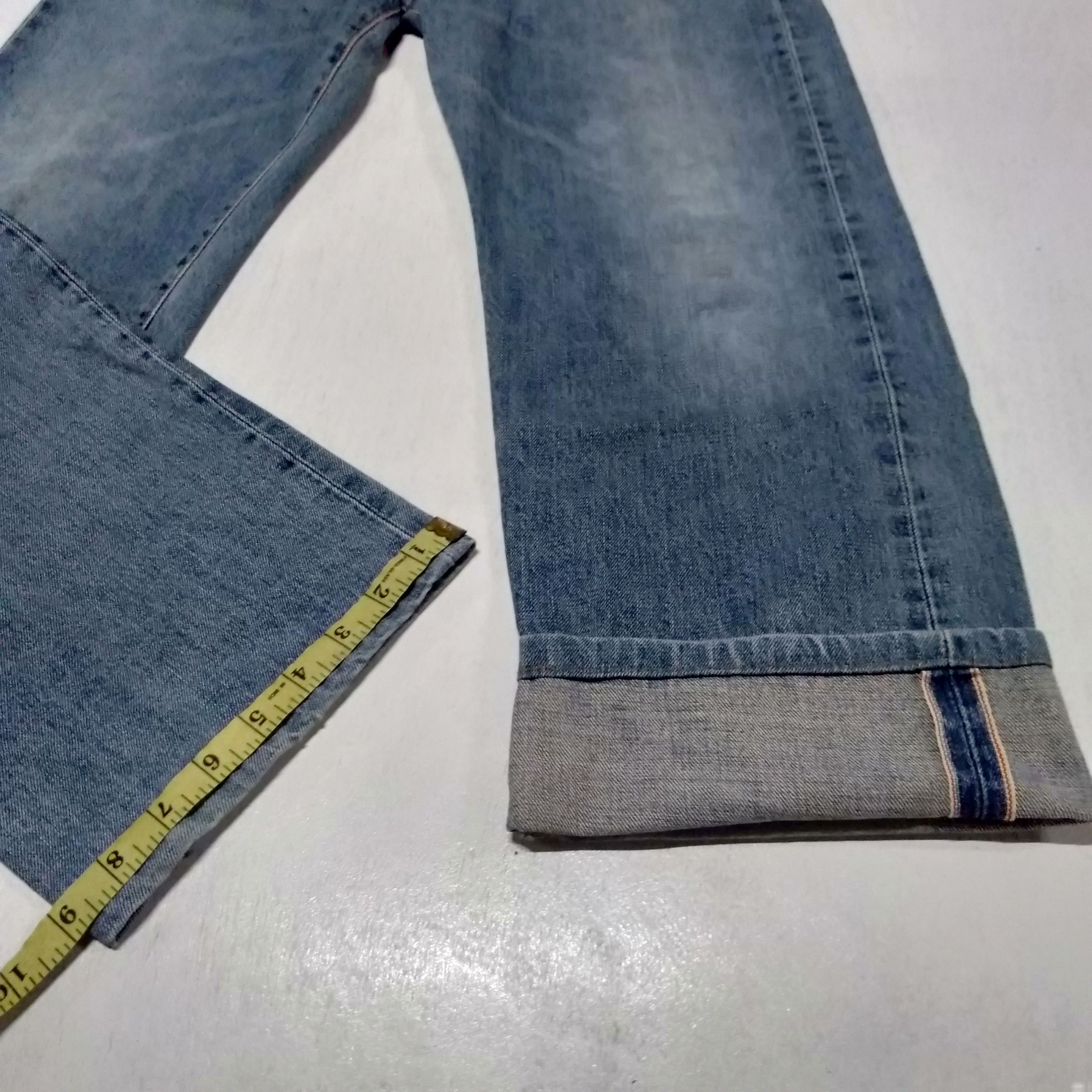 Edwin × Japanese Brand × Vintage vintage Edwin lot 505xx distressed selvedge jeans Japan Size US 33 - 5 Thumbnail