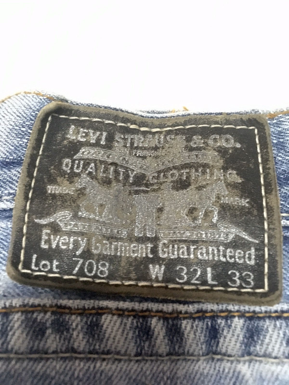 DISCOVERED × Levi's × Vintage FLARED Vintage Levi’s lot 708 distressed blue wash denim Size US 32 / EU 48 - 10 Thumbnail