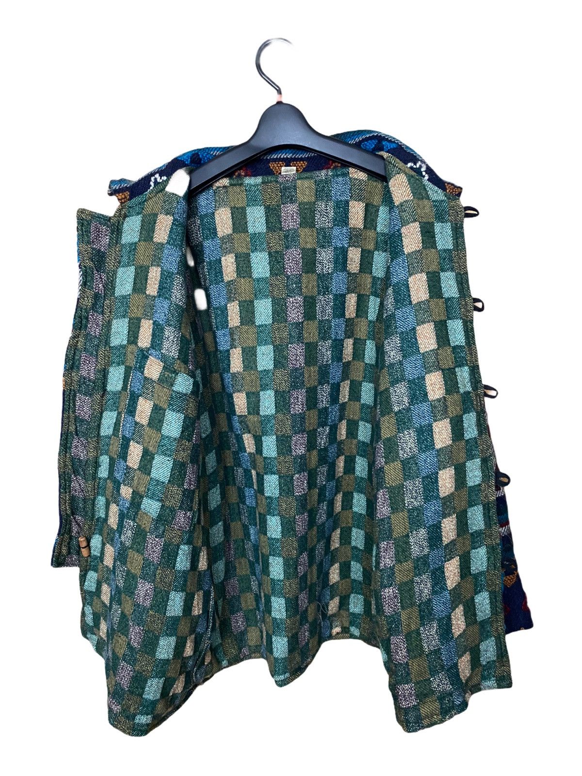 Indigo × Vintage VINTAGE 90’s NOVAJO INDIGO WOOL JACKET INSPIRED KAPITAL Size US XL / EU 56 / 4 - 8 Thumbnail