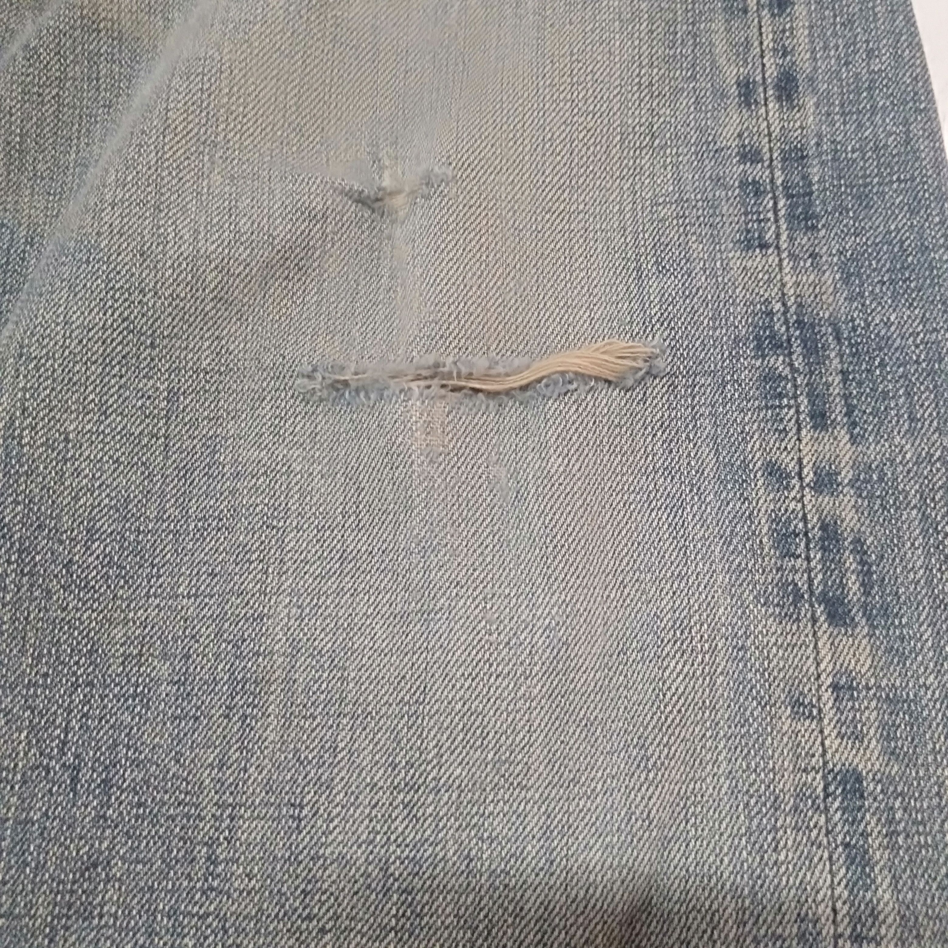 Japanese Brand × Vintage vintage selvedge srg®™ srgstg blue wash distressed denim Size US 35 - 9 Thumbnail