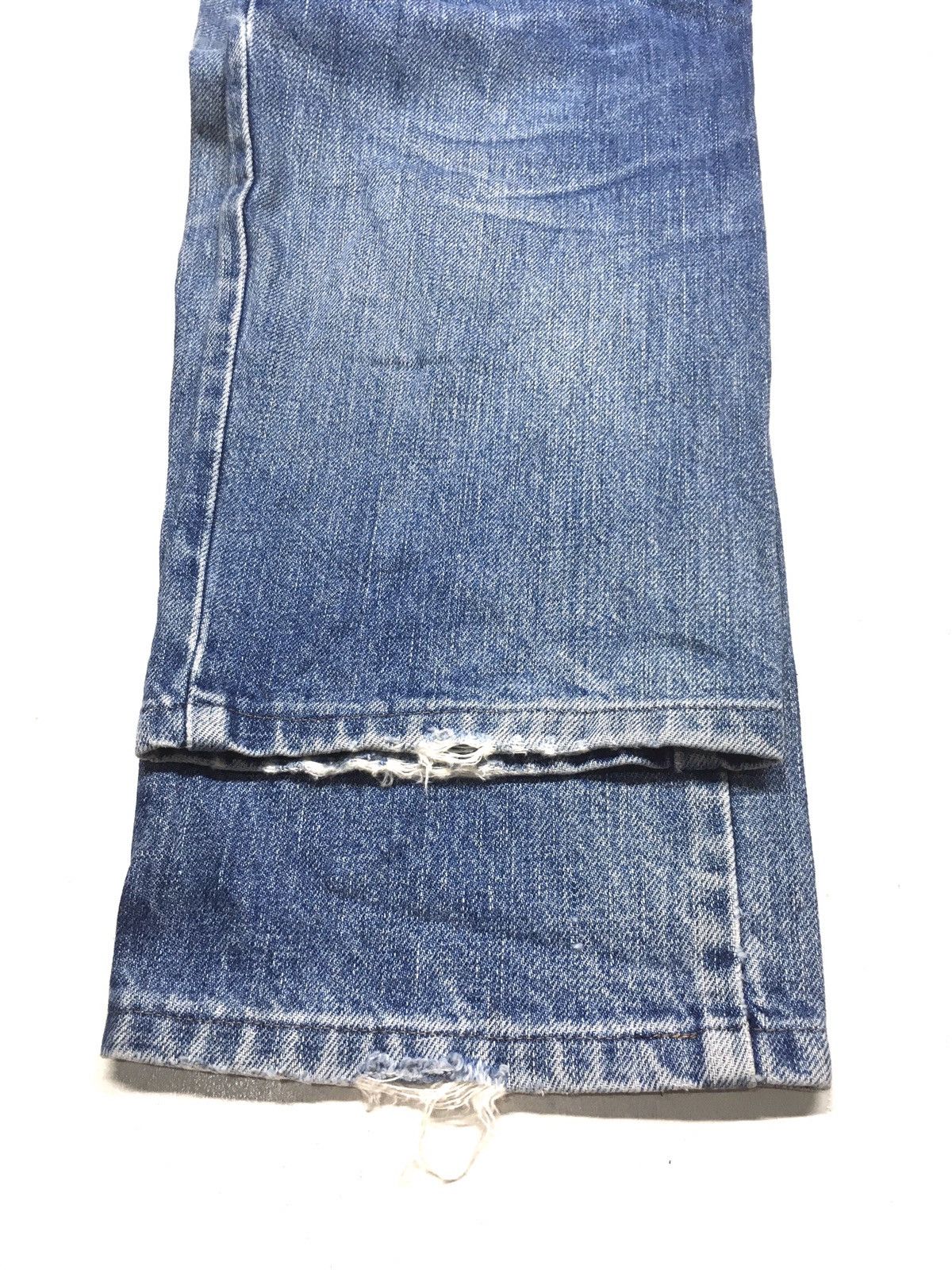 Designer × Vintage Gherardini italy embroidery blue wash distressed denim Size US 30 / EU 46 - 8 Thumbnail