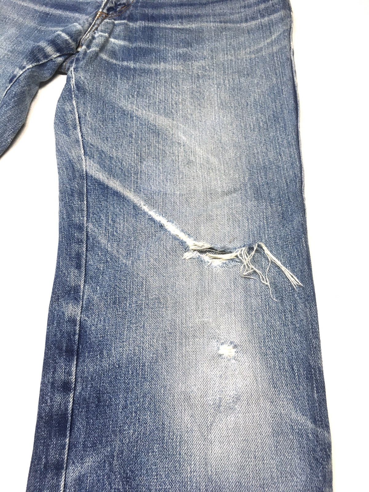 Designer × Vintage Gherardini italy embroidery blue wash distressed denim Size US 30 / EU 46 - 7 Thumbnail