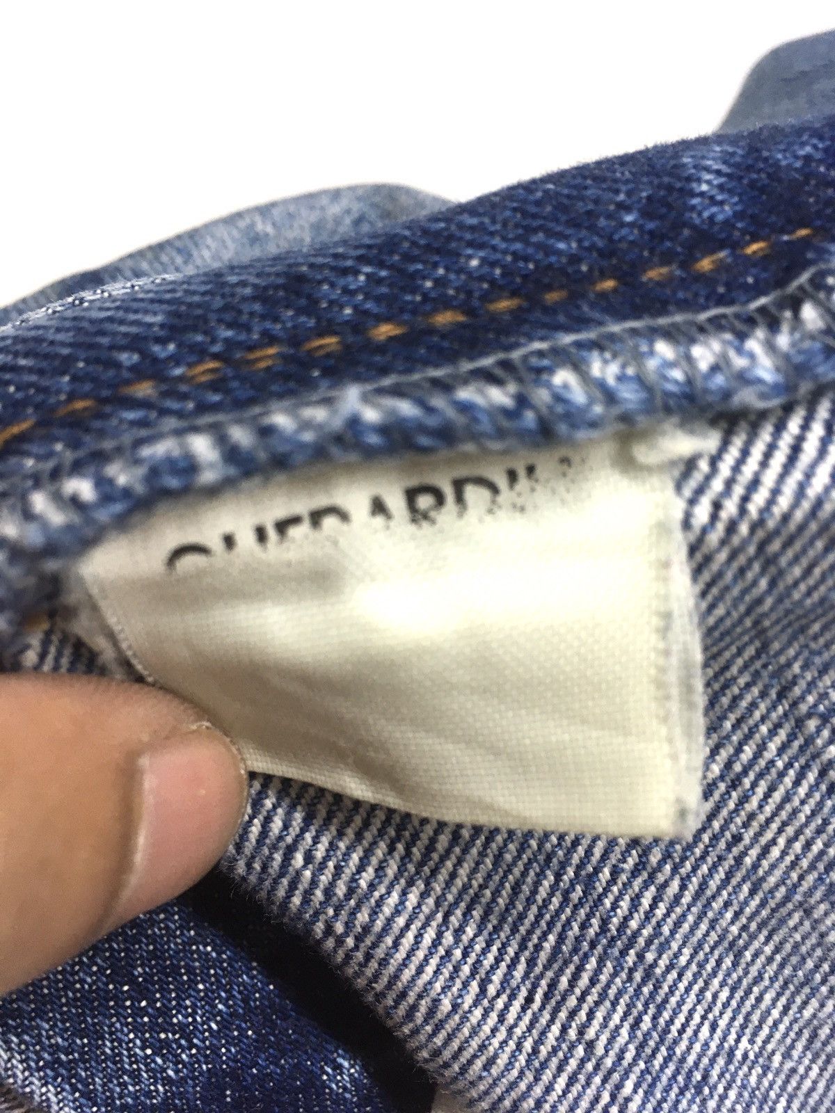 Designer × Vintage Gherardini italy embroidery blue wash distressed denim Size US 30 / EU 46 - 12 Thumbnail