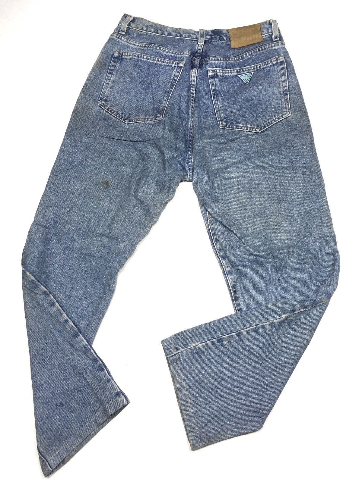 Guess × Vintage Vintage 80s guess jeans light blue wash denim Size US 31 - 8 Thumbnail