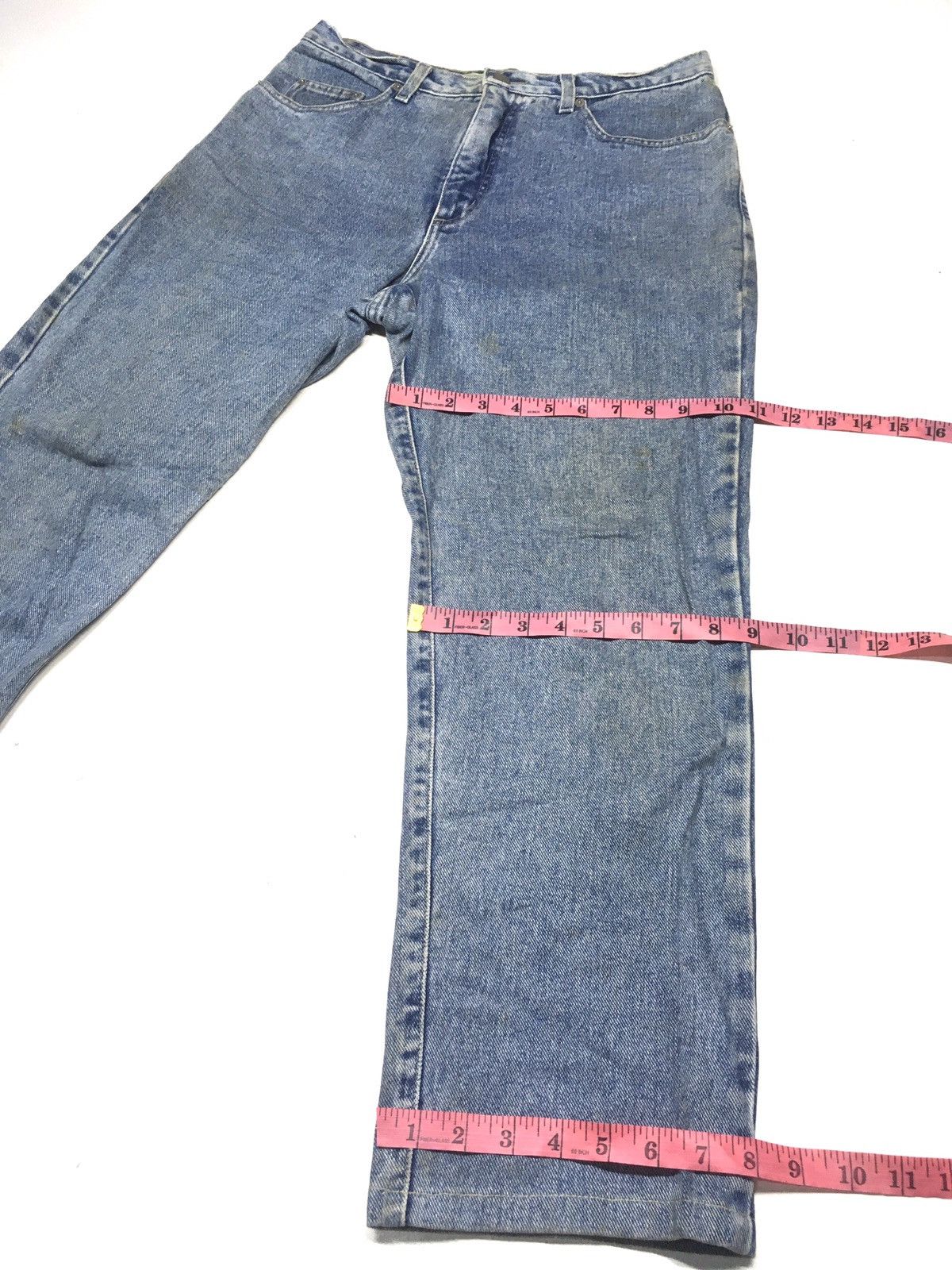 Guess × Vintage Vintage 80s guess jeans light blue wash denim Size US 31 - 4 Thumbnail