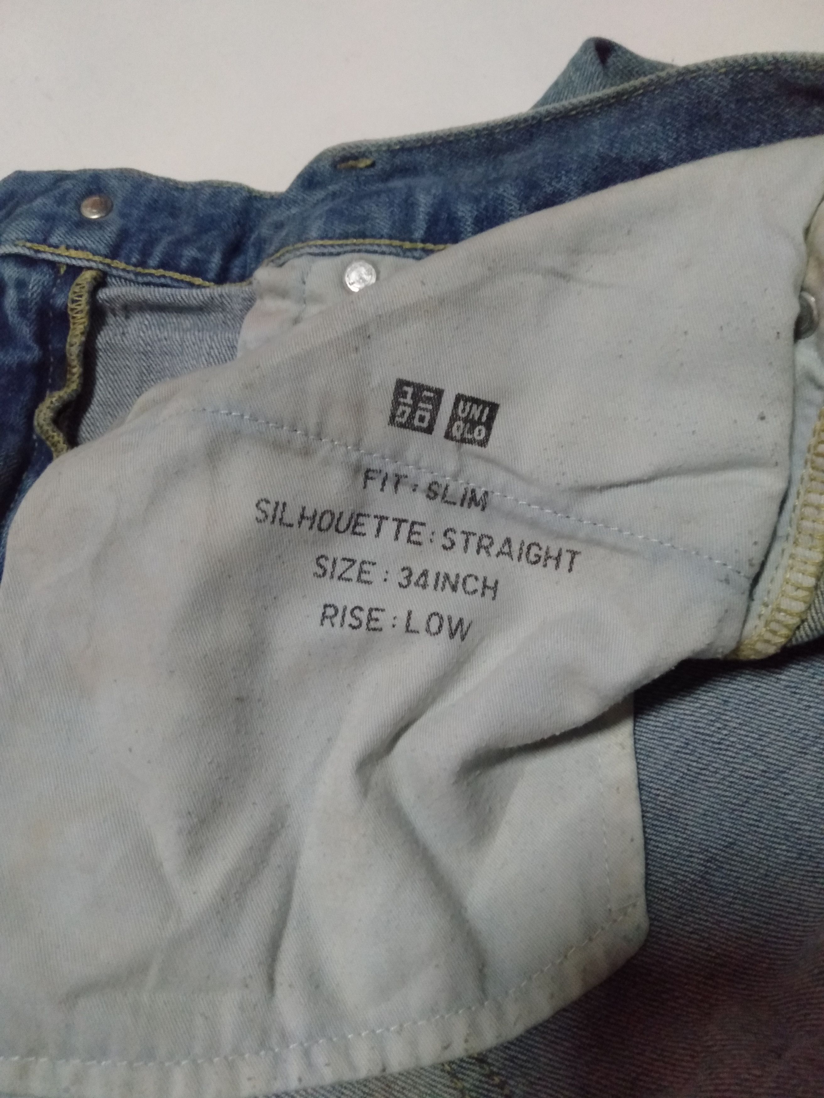 Japanese Brand × Uniqlo × Vintage vintage uniqlo selvedge jeans Japan Size US 34 / EU 50 - 7 Thumbnail