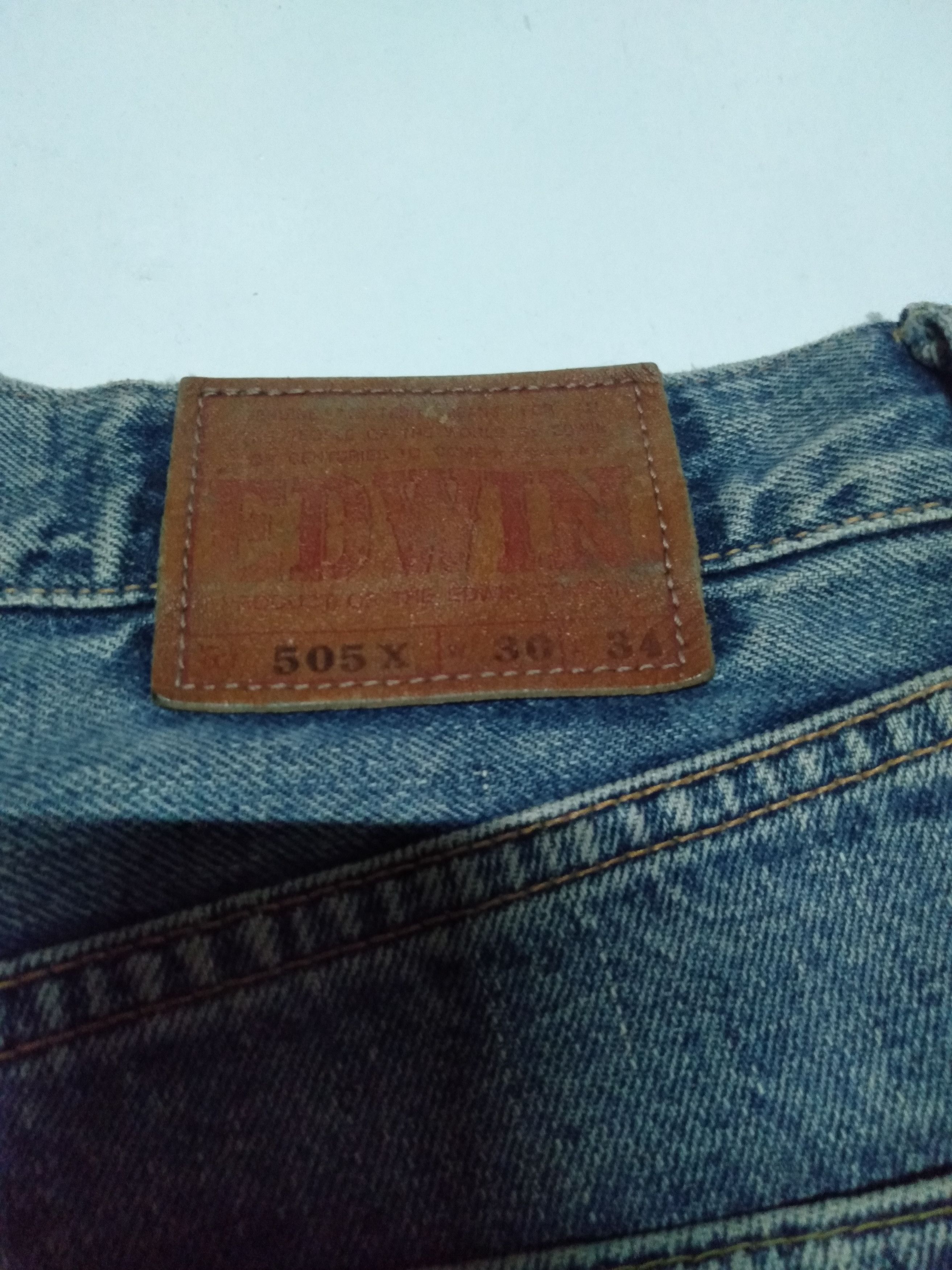 Edwin × Japanese Brand × Vintage vintage Edwin lot 505x distressed selvedge jeans Japan Size US 30 / EU 46 - 8 Thumbnail