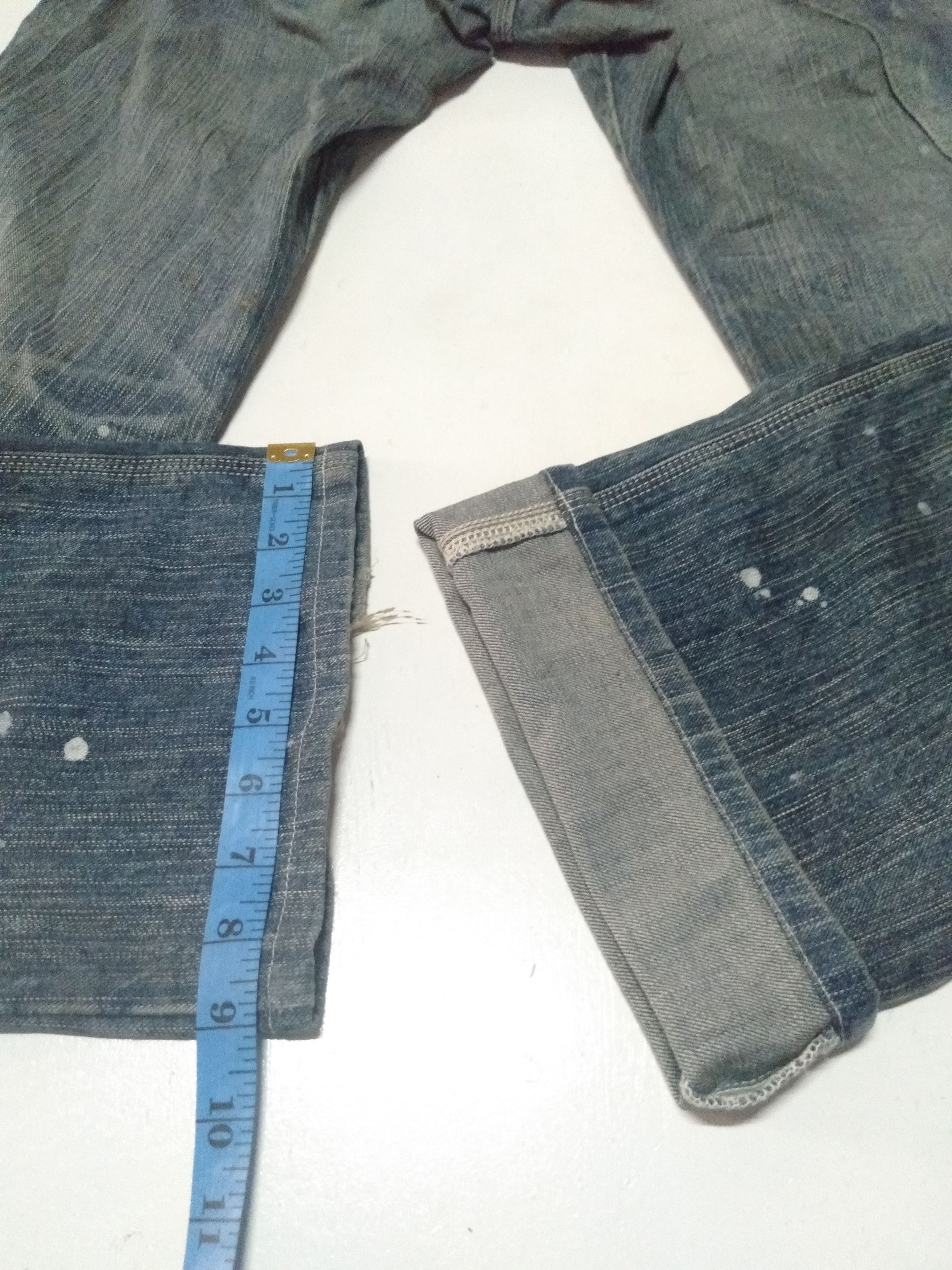 Edwin × Vintage vintage Edwin lot 503 distressed blue wash denim Size US 32 / EU 48 - 7 Thumbnail