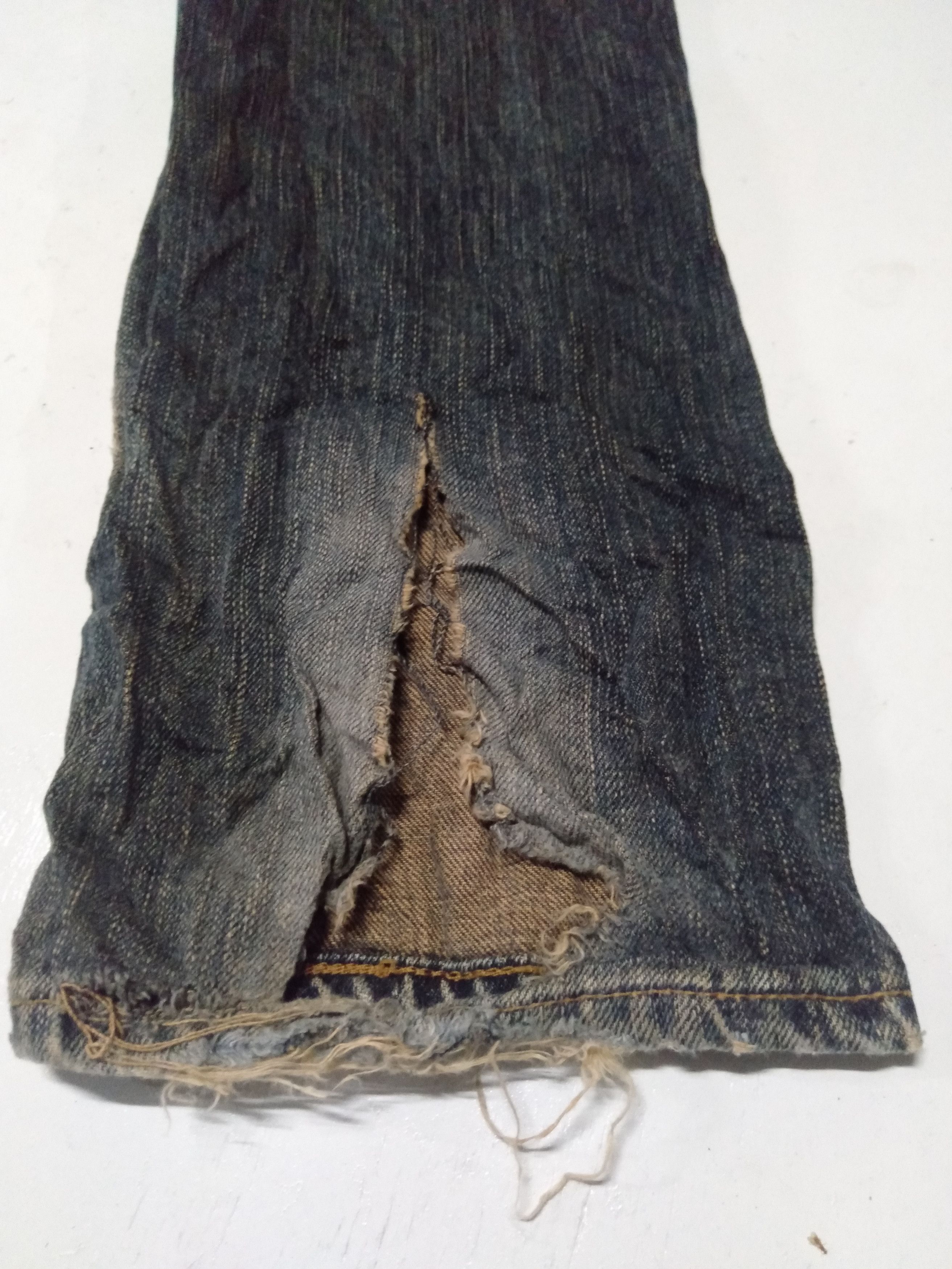 Edwin × Japanese Brand × Vintage vintage rusty Edwin 505zx selvage distressed denim Size US 28 / EU 44 - 8 Thumbnail