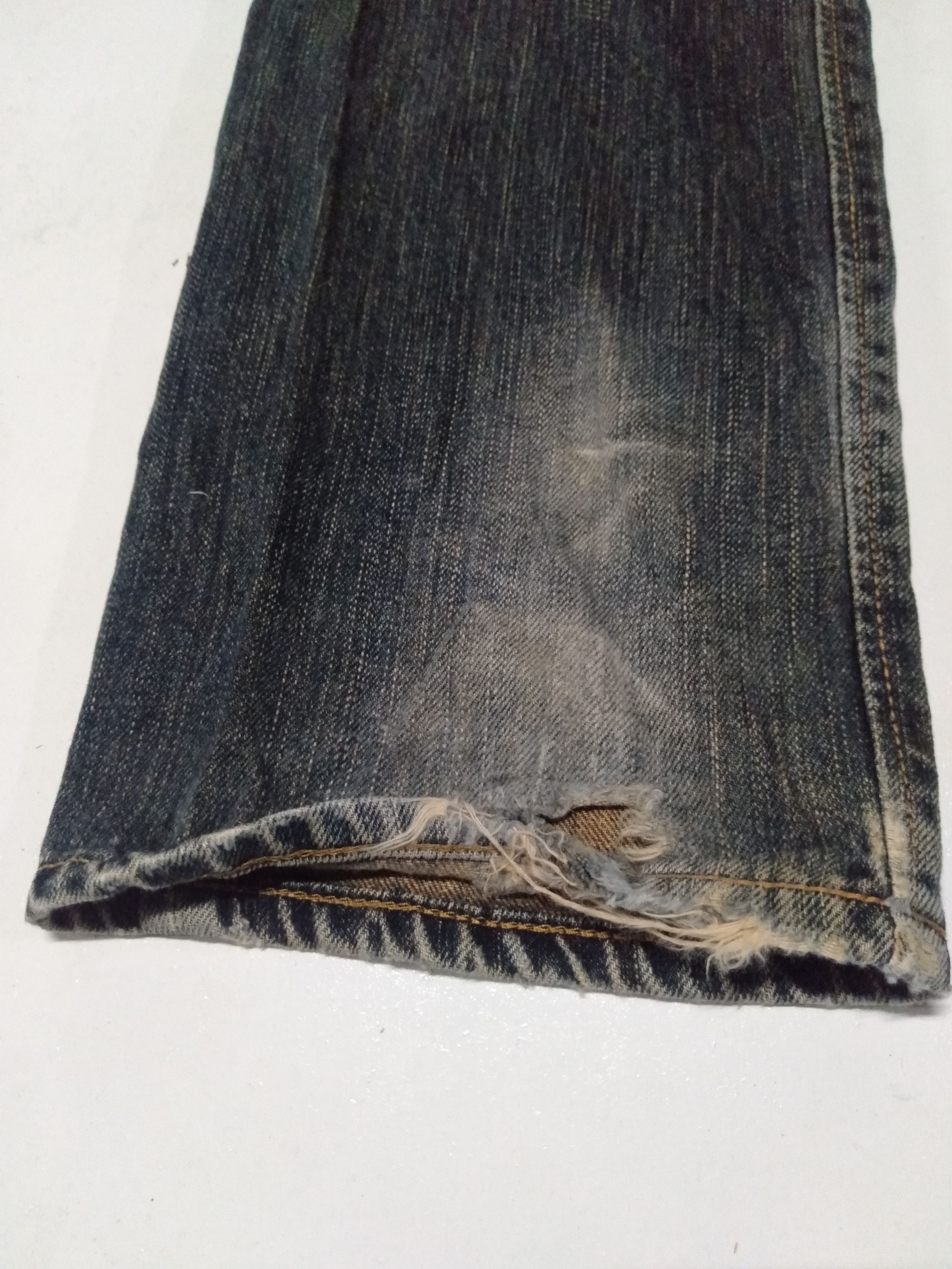 Edwin × Japanese Brand × Vintage vintage rusty Edwin 505zx selvage distressed denim Size US 28 / EU 44 - 7 Thumbnail