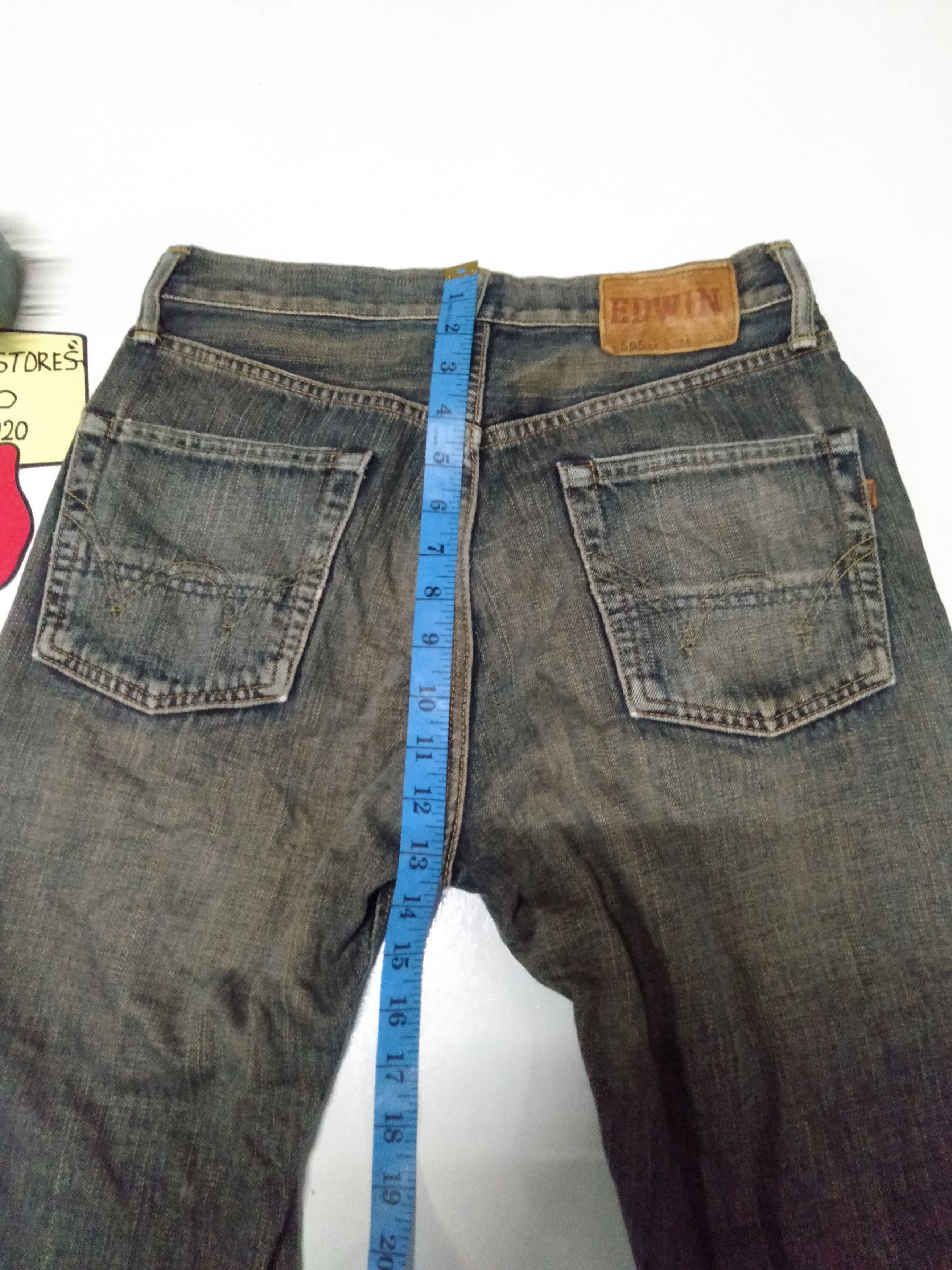 Edwin × Japanese Brand × Vintage vintage rusty Edwin 505zx selvage distressed denim Size US 28 / EU 44 - 4 Thumbnail