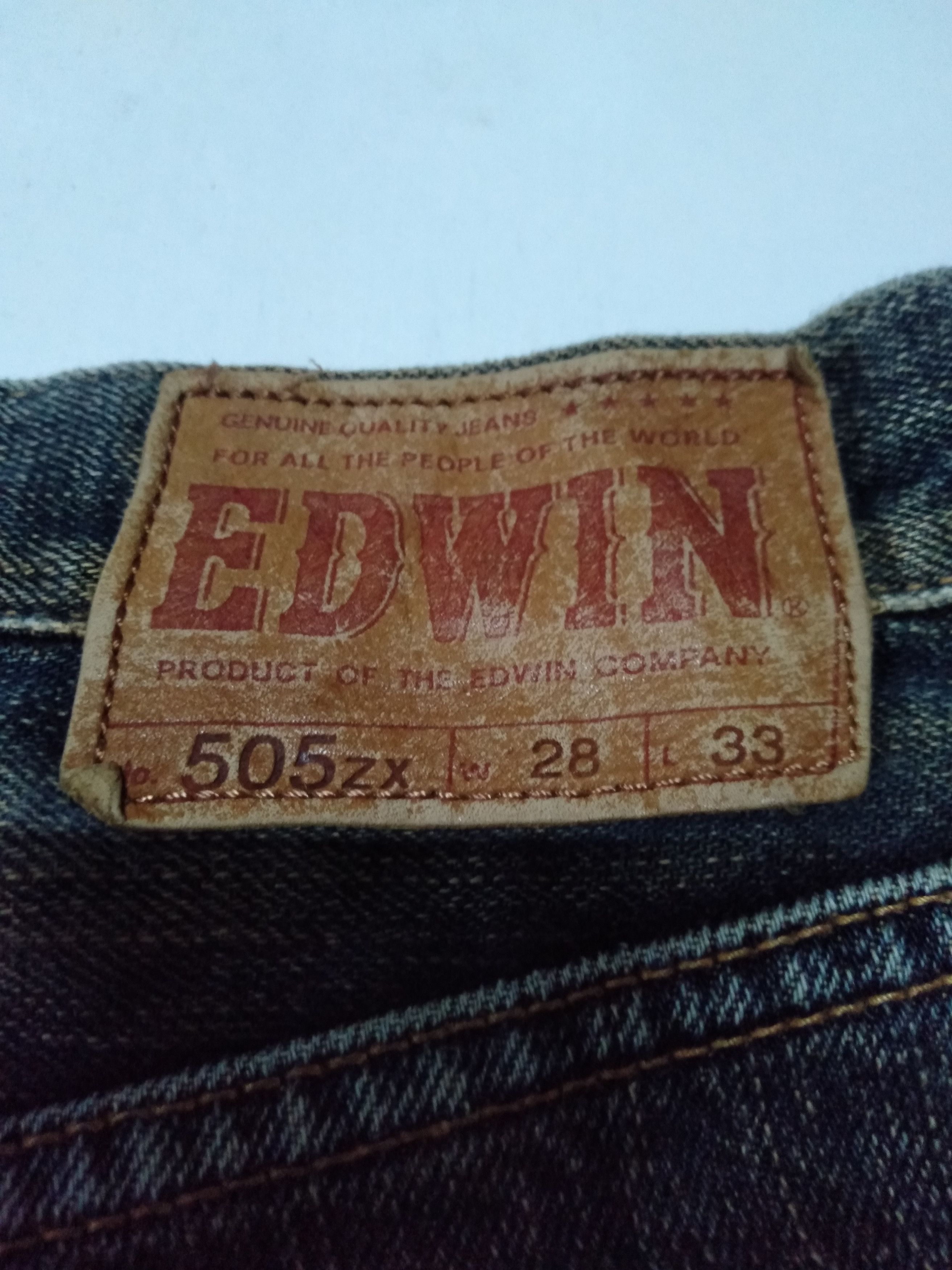 Edwin × Japanese Brand × Vintage vintage rusty Edwin 505zx selvage distressed denim Size US 28 / EU 44 - 9 Thumbnail