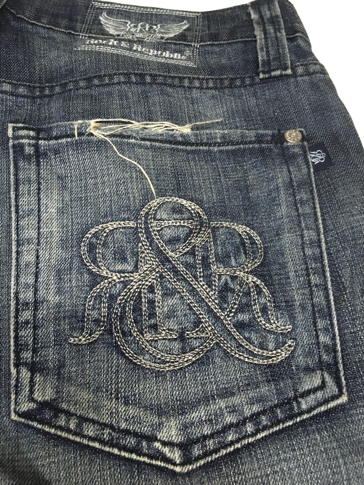 Rock & Republic Rock&republic Los Angeles distressed denim Size US 35 - 12 Thumbnail