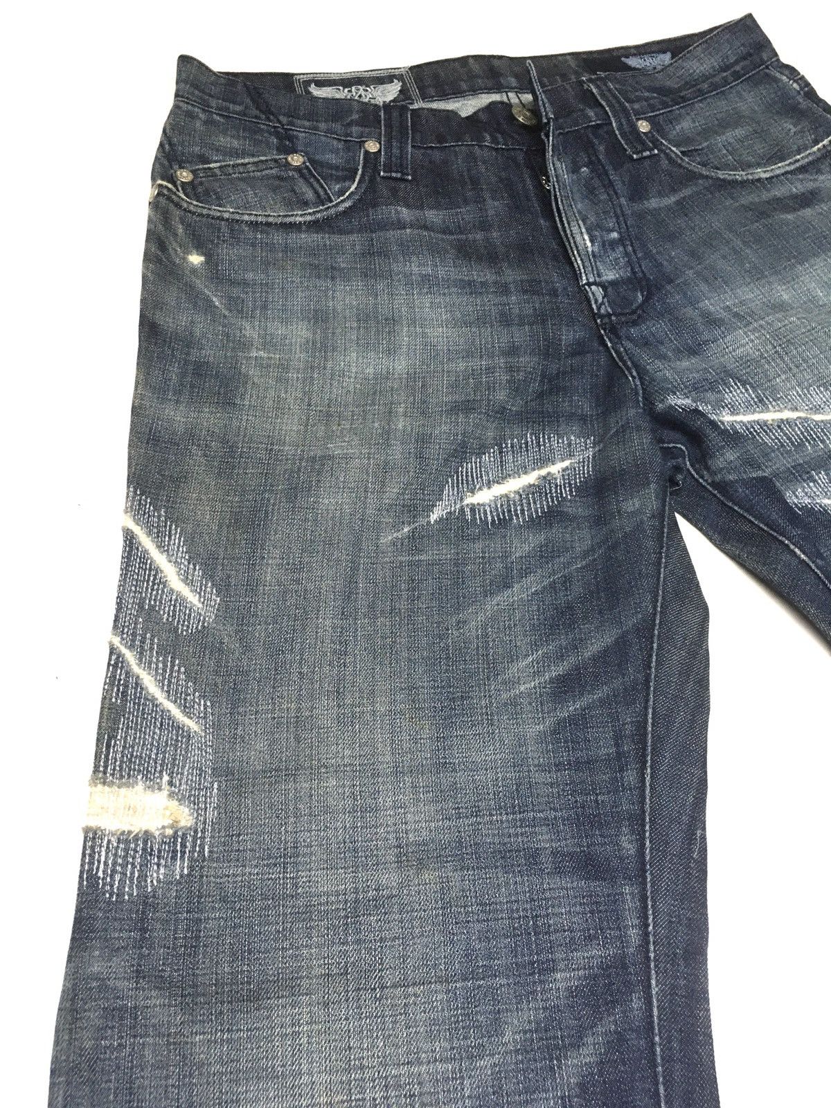 Rock & Republic Rock&republic Los Angeles distressed denim Size US 35 - 8 Thumbnail