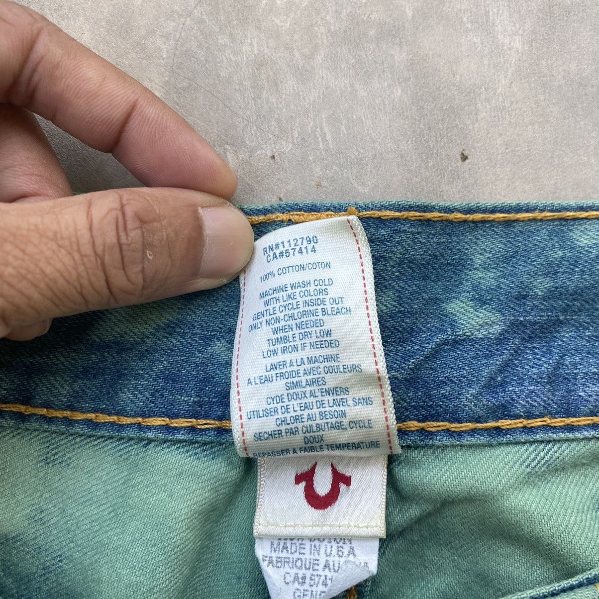 True Religion True Religion Section Geno Tiedye Jeans Size US 40 / EU 56 - 14 Thumbnail