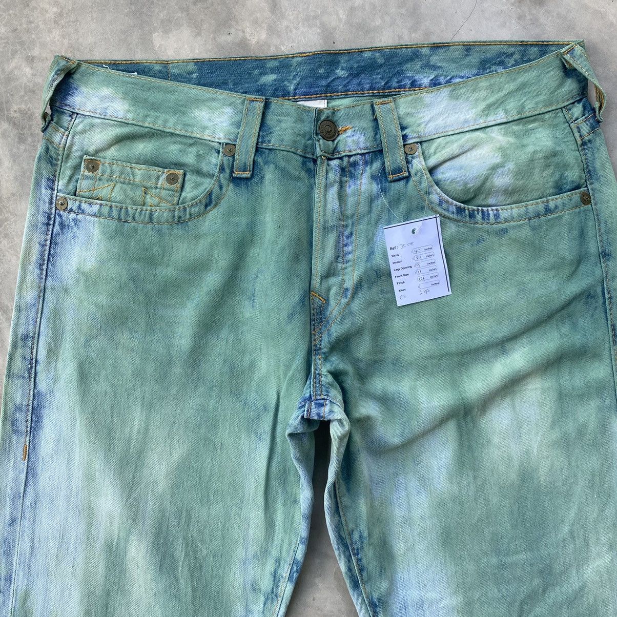 True Religion True Religion Section Geno Tiedye Jeans Size US 40 / EU 56 - 9 Thumbnail