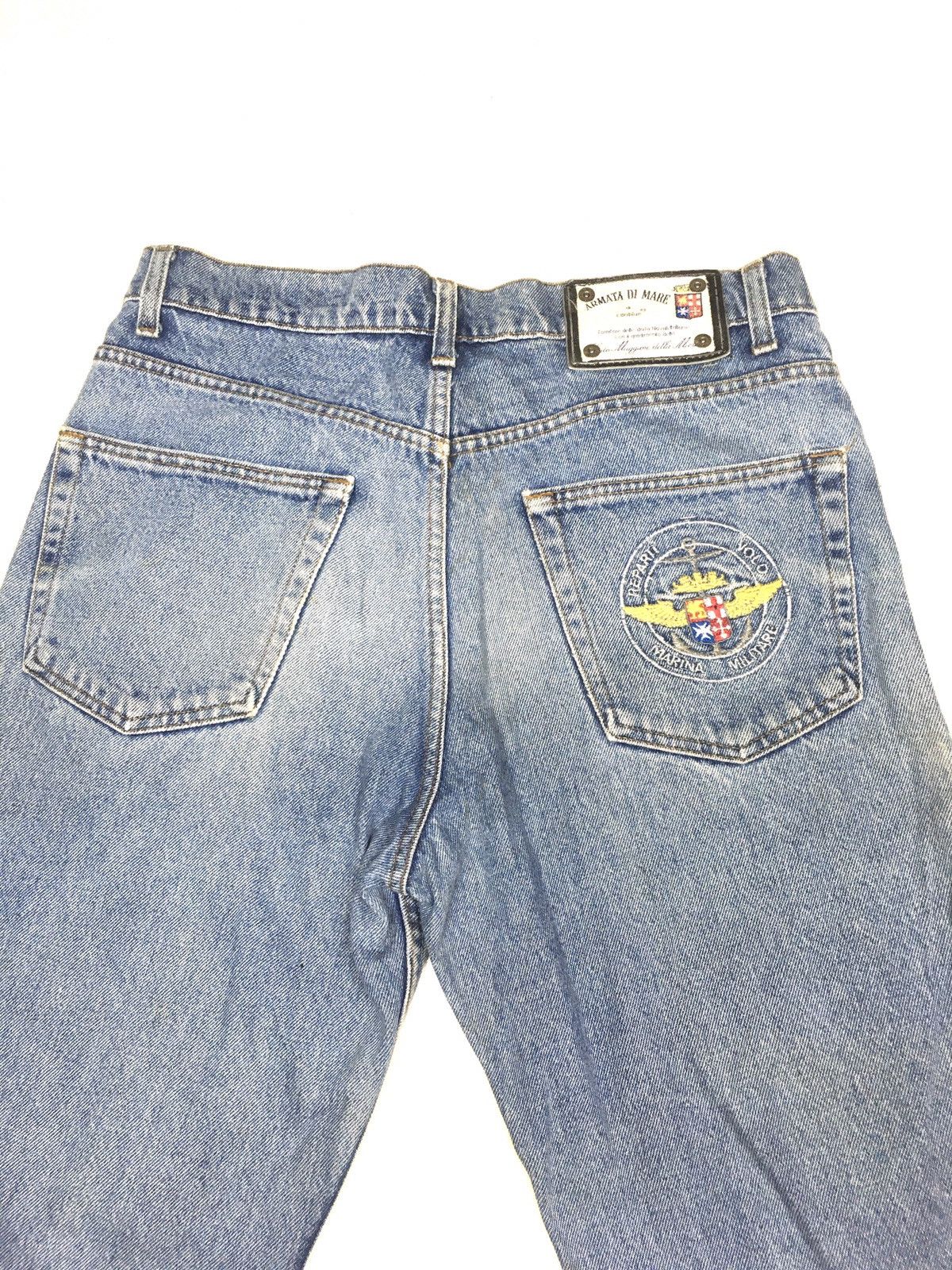 Vintage RARE🔥VINTAGE Armata di mare Italiana militare distresed Size US 32 / EU 48 - 7 Thumbnail