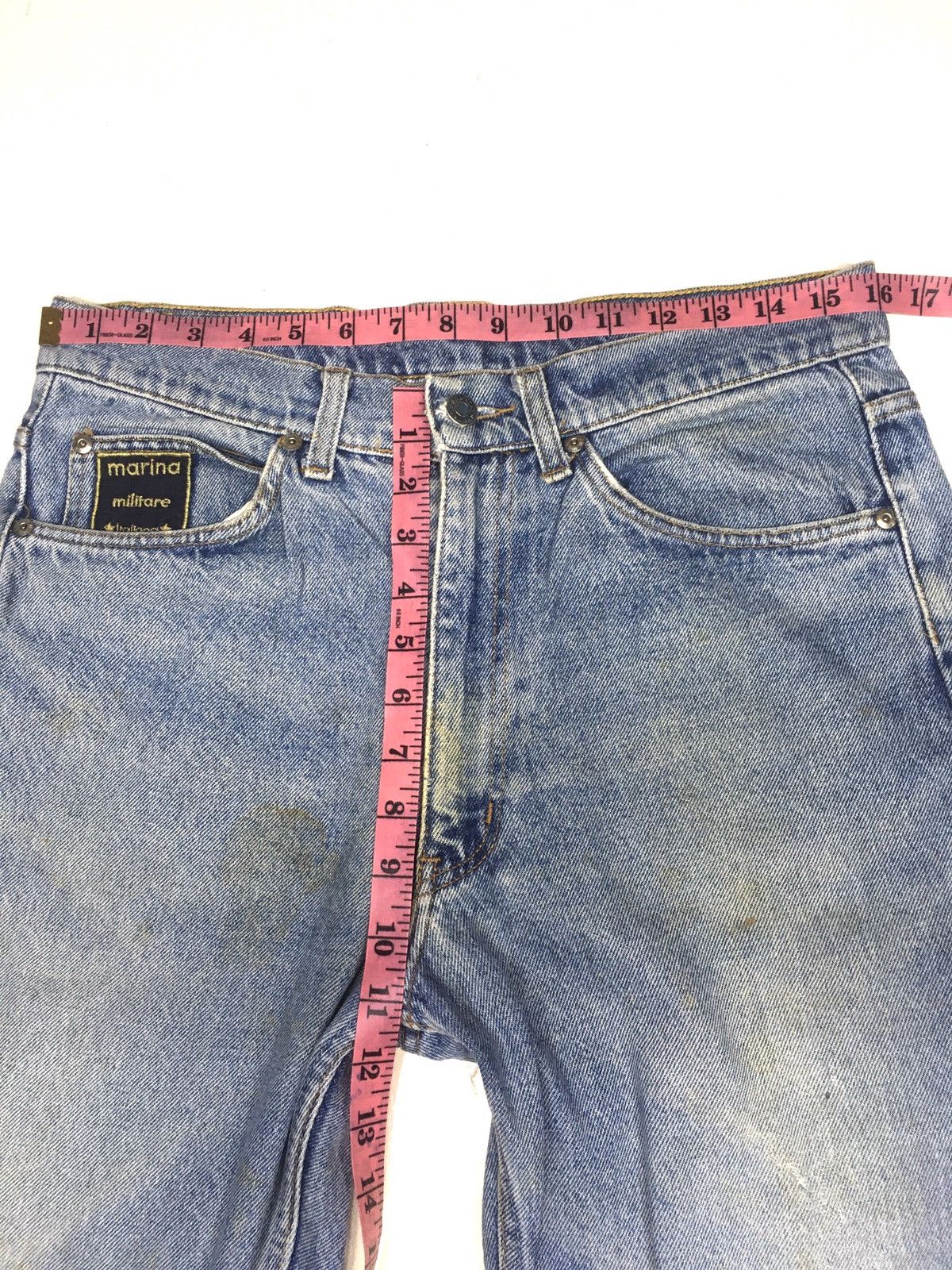 Vintage RARE🔥VINTAGE Armata di mare Italiana militare distresed Size US 32 / EU 48 - 4 Thumbnail