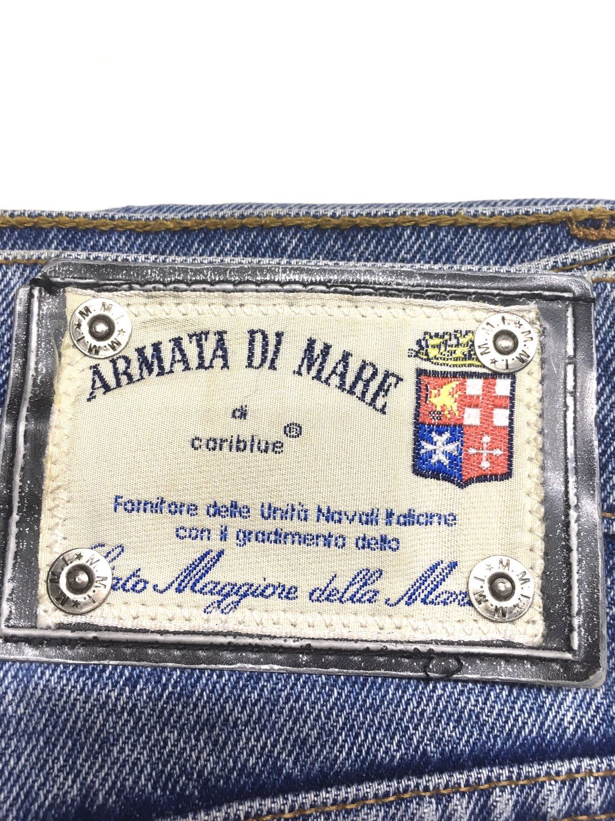 Vintage RARE🔥VINTAGE Armata di mare Italiana militare distresed Size US 32 / EU 48 - 15 Thumbnail