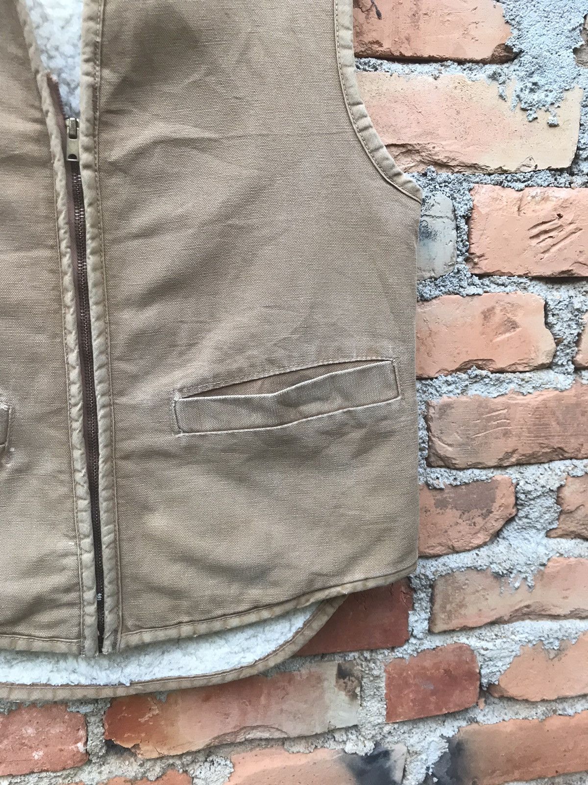 Carhartt Vintage 70s Carhartt 6SV Pile-Lined Duck Canvas Vest Size US M / EU 48-50 / 2 - 7 Thumbnail