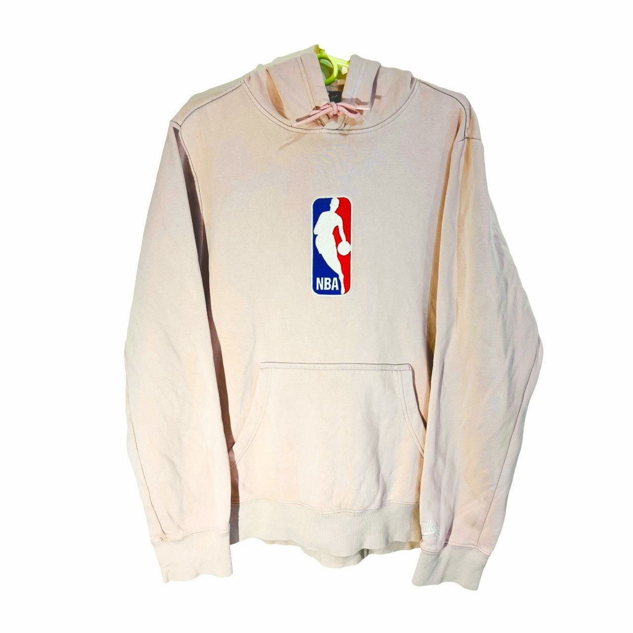 NBA × Nike × Vintage Nike nba hoodie vintage retro pink 90s usa spellout Size US L / EU 52-54 / 3 - 2 Thumbnail