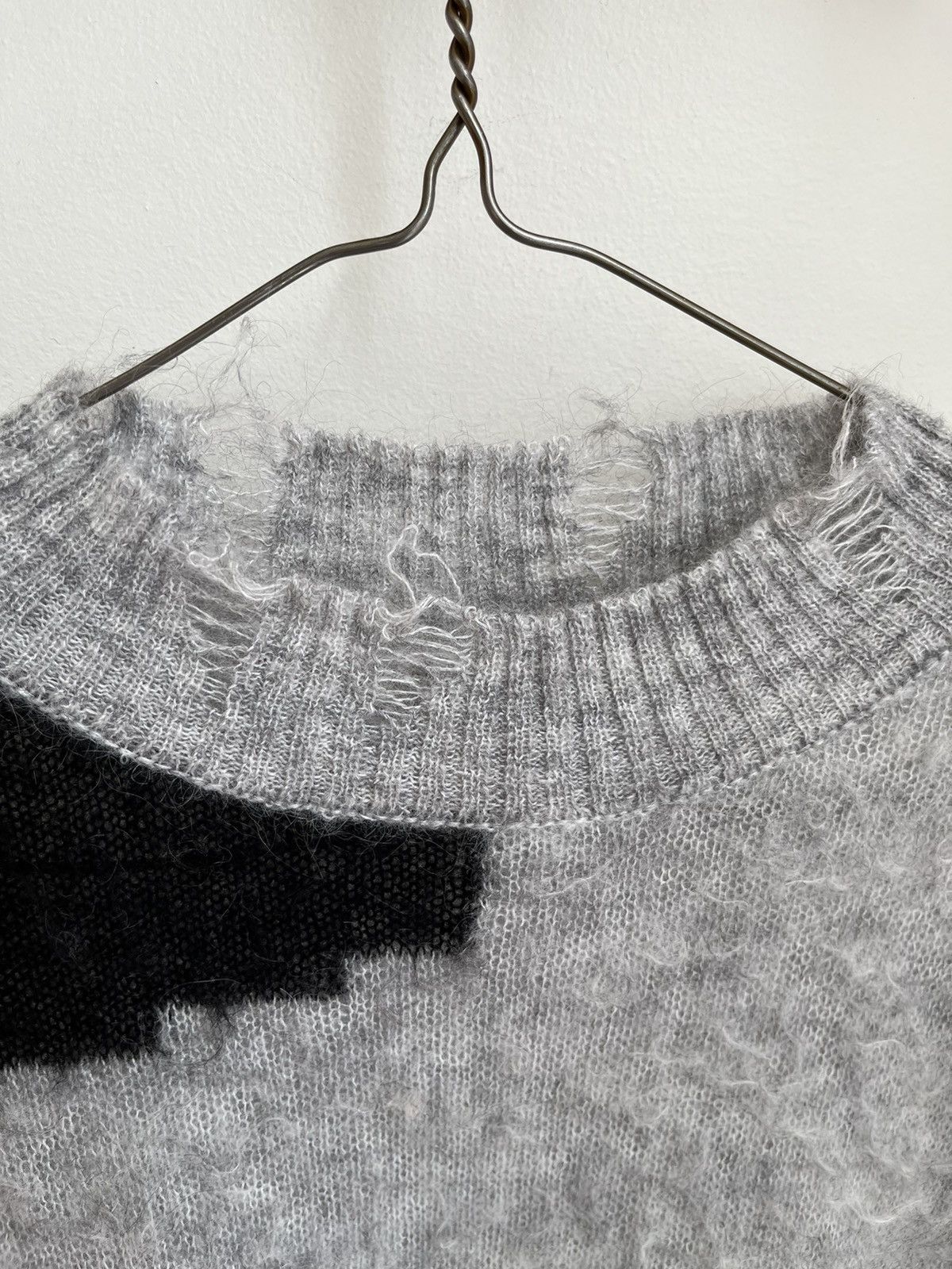 Off-White Off White Mohair Knit Sweater Size US M / EU 48-50 / 2 - 6 Thumbnail