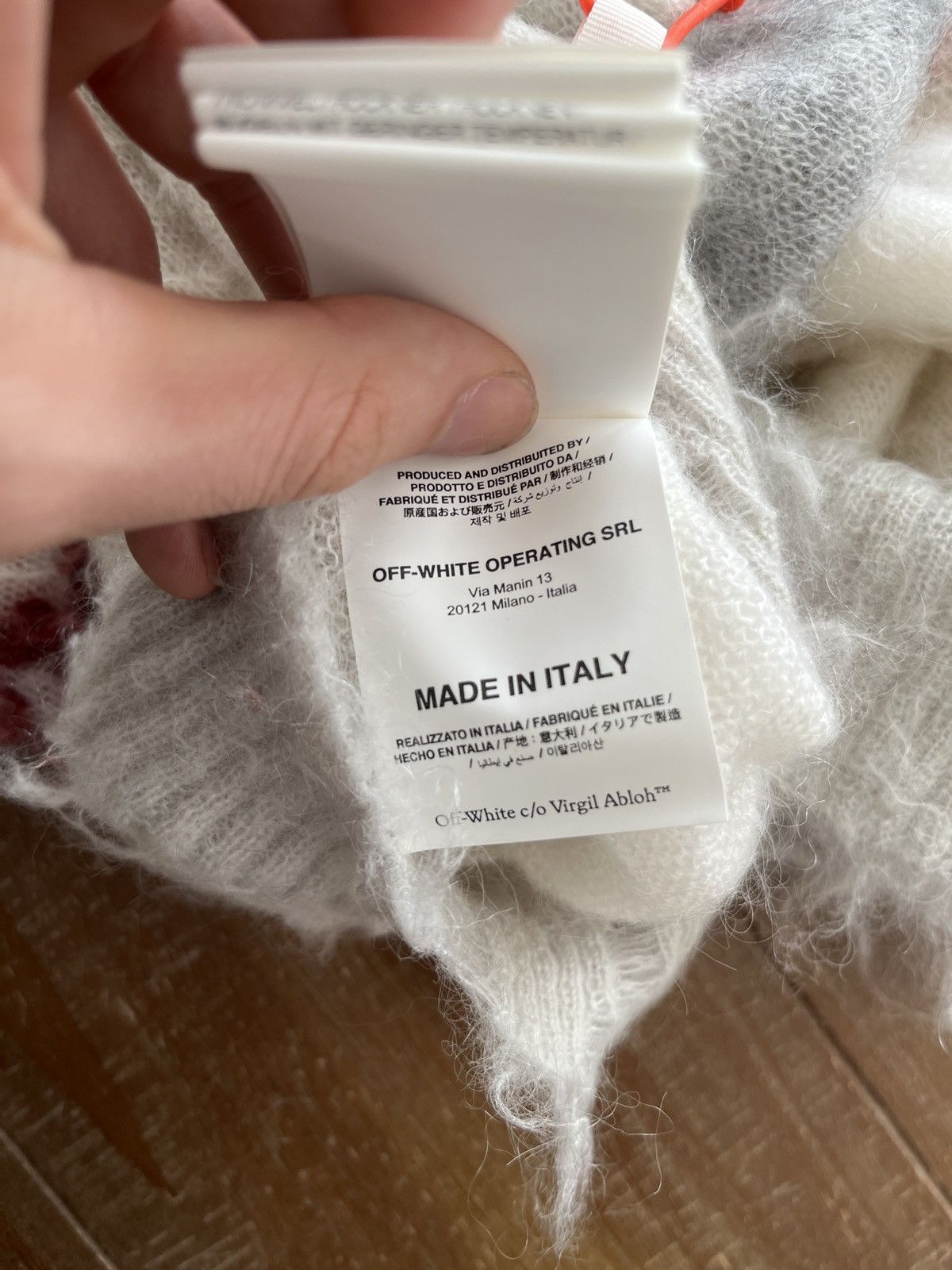 Off-White Off White Mohair Knit Sweater Size US M / EU 48-50 / 2 - 14 Thumbnail