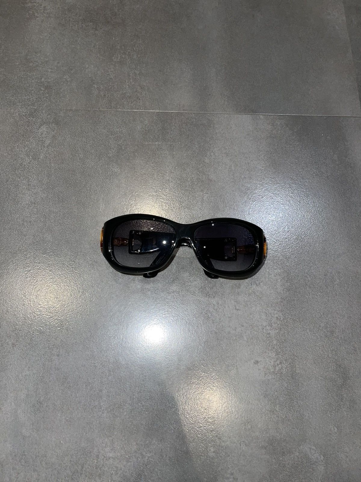 Gucci GG 2970/S Big Logo Horsebit Black Sunglasses