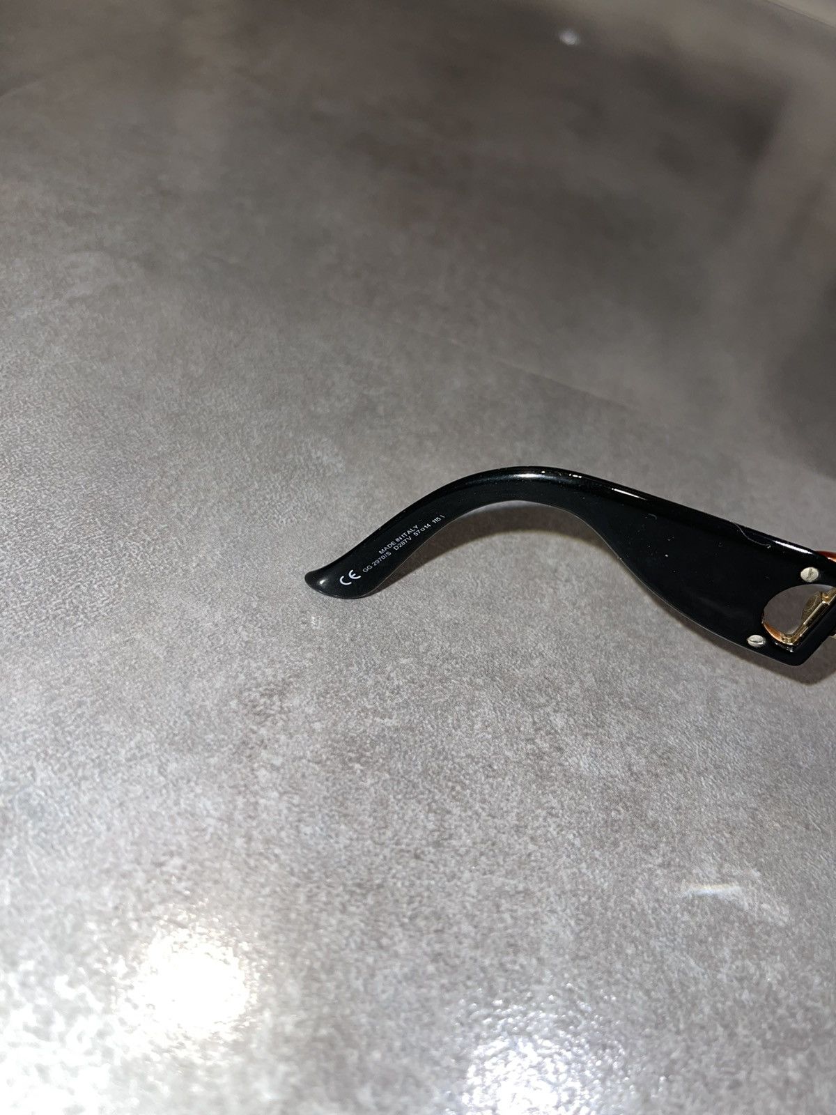 Gucci GG 2970/S Big Logo Horsebit Black Sunglasses