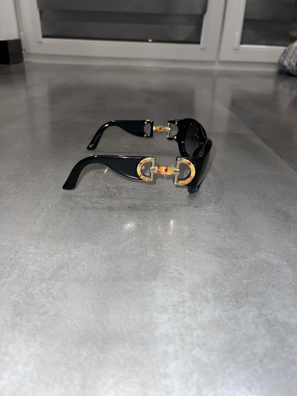 Gucci GG 2970/S Big Logo Horsebit Black Sunglasses