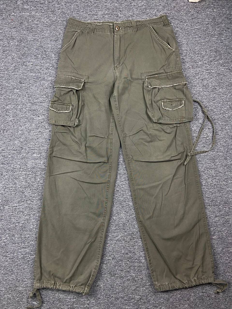 Japanese Brand Vintage OG military style tactical parachute cargo pants Size US 36 / EU 52 - 2 Thumbnail