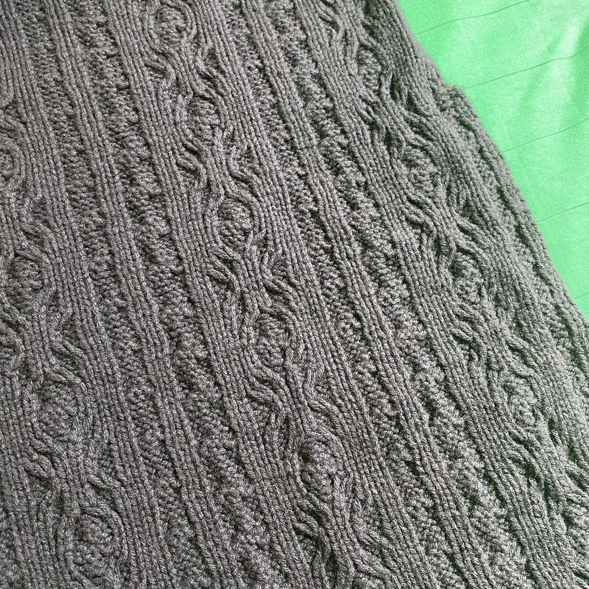 Telfar Telfar Cable Knit Sideless Wrap Sweater Size US S / EU 44-46 / 1 - 14 Thumbnail