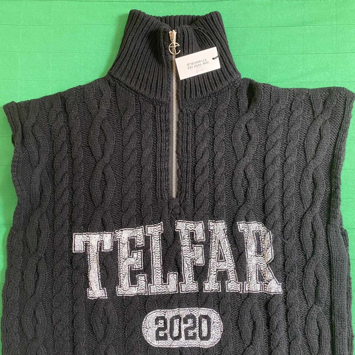Telfar Telfar Cable Knit Sideless Wrap Sweater Size US S / EU 44-46 / 1 - 8 Thumbnail