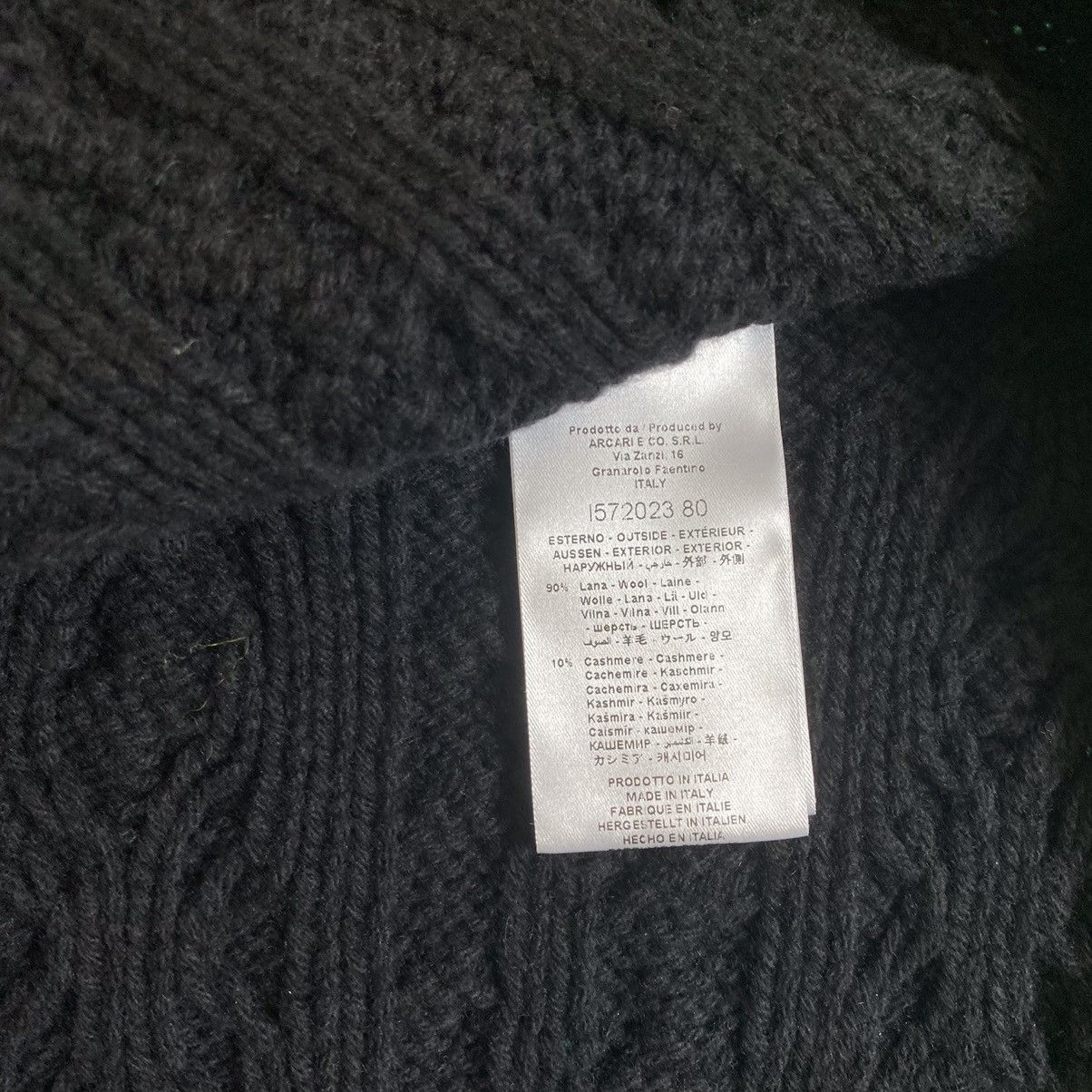 Telfar Telfar Cable Knit Sideless Wrap Sweater Size US S / EU 44-46 / 1 - 12 Thumbnail
