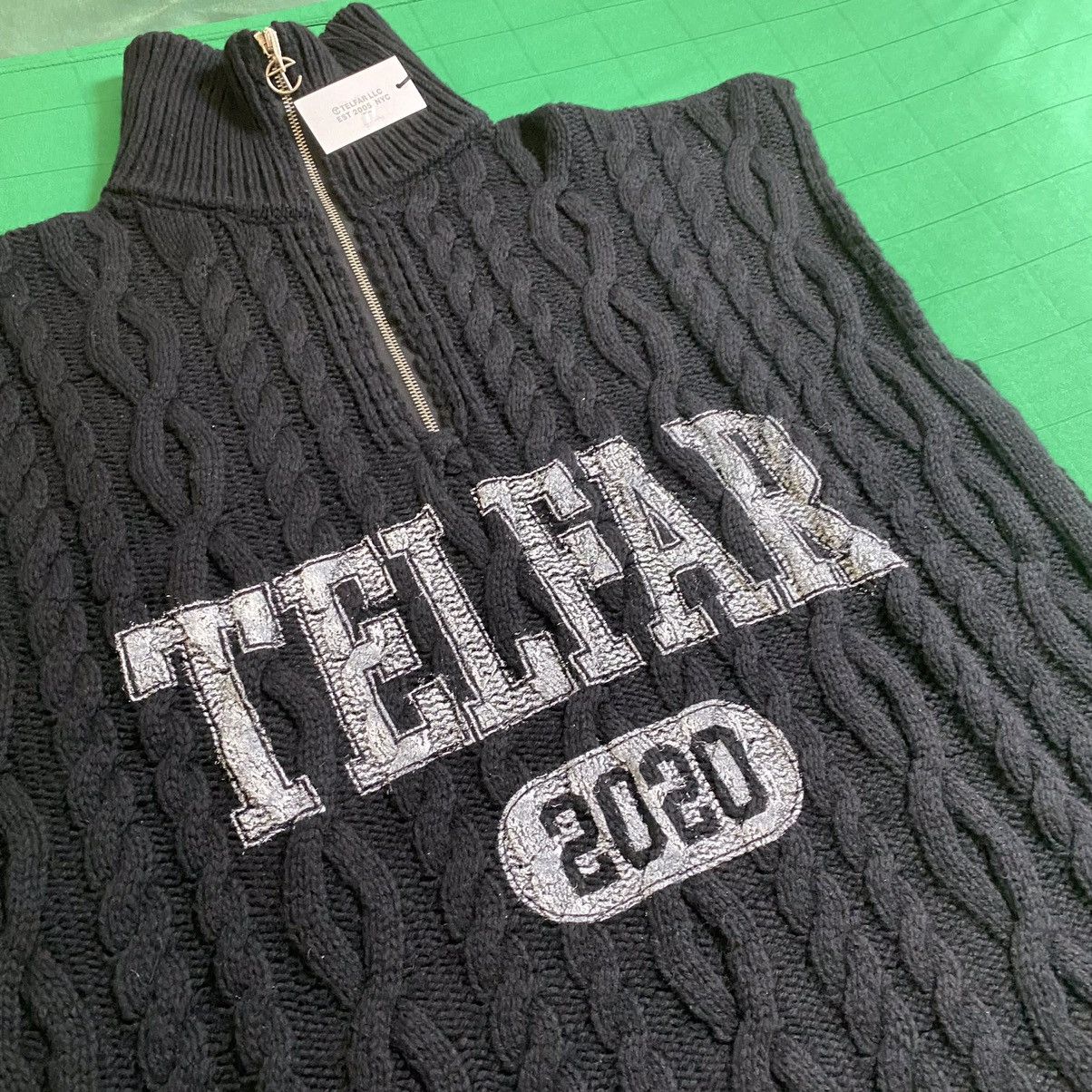 Telfar Telfar Cable Knit Sideless Wrap Sweater Size US S / EU 44-46 / 1 - 5 Thumbnail