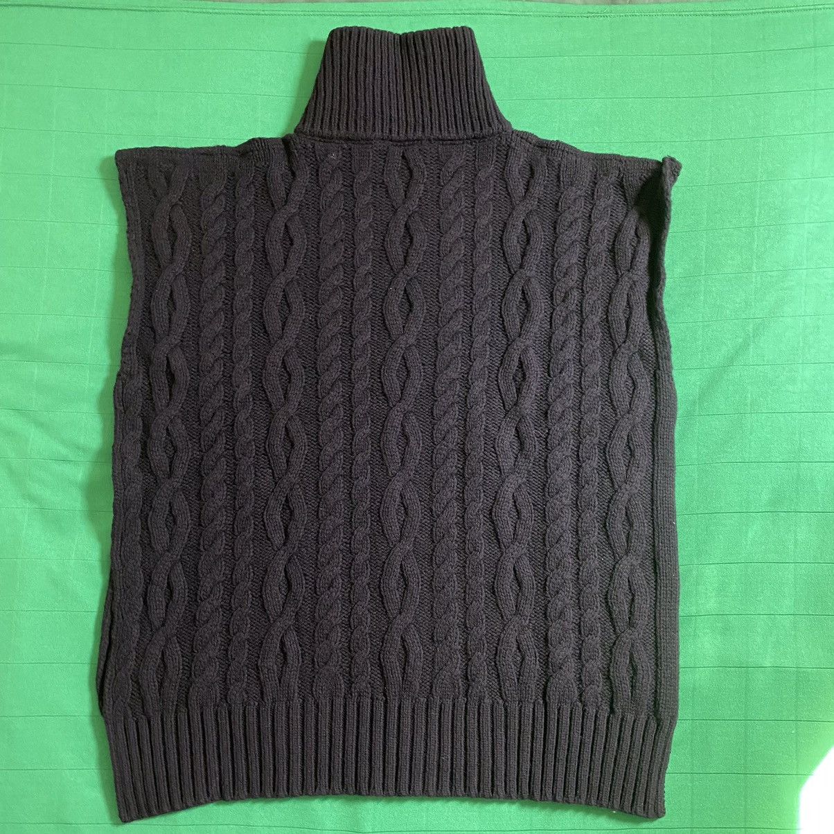 Telfar Telfar Cable Knit Sideless Wrap Sweater Size US S / EU 44-46 / 1 - 2 Thumbnail