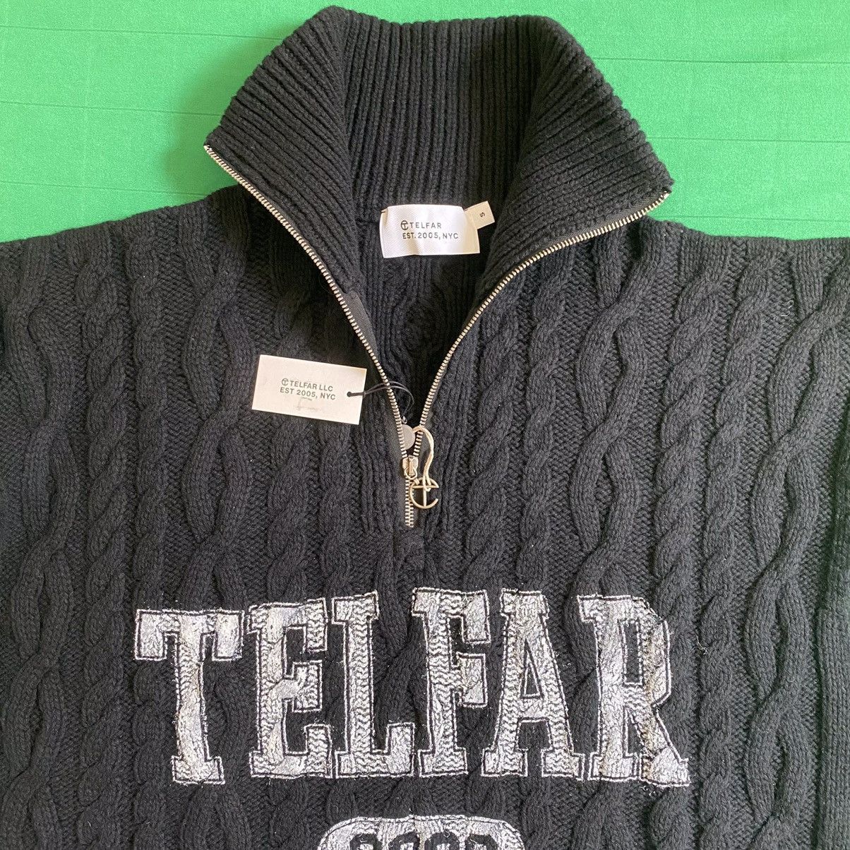 Telfar Telfar Cable Knit Sideless Wrap Sweater Size US S / EU 44-46 / 1 - 9 Thumbnail