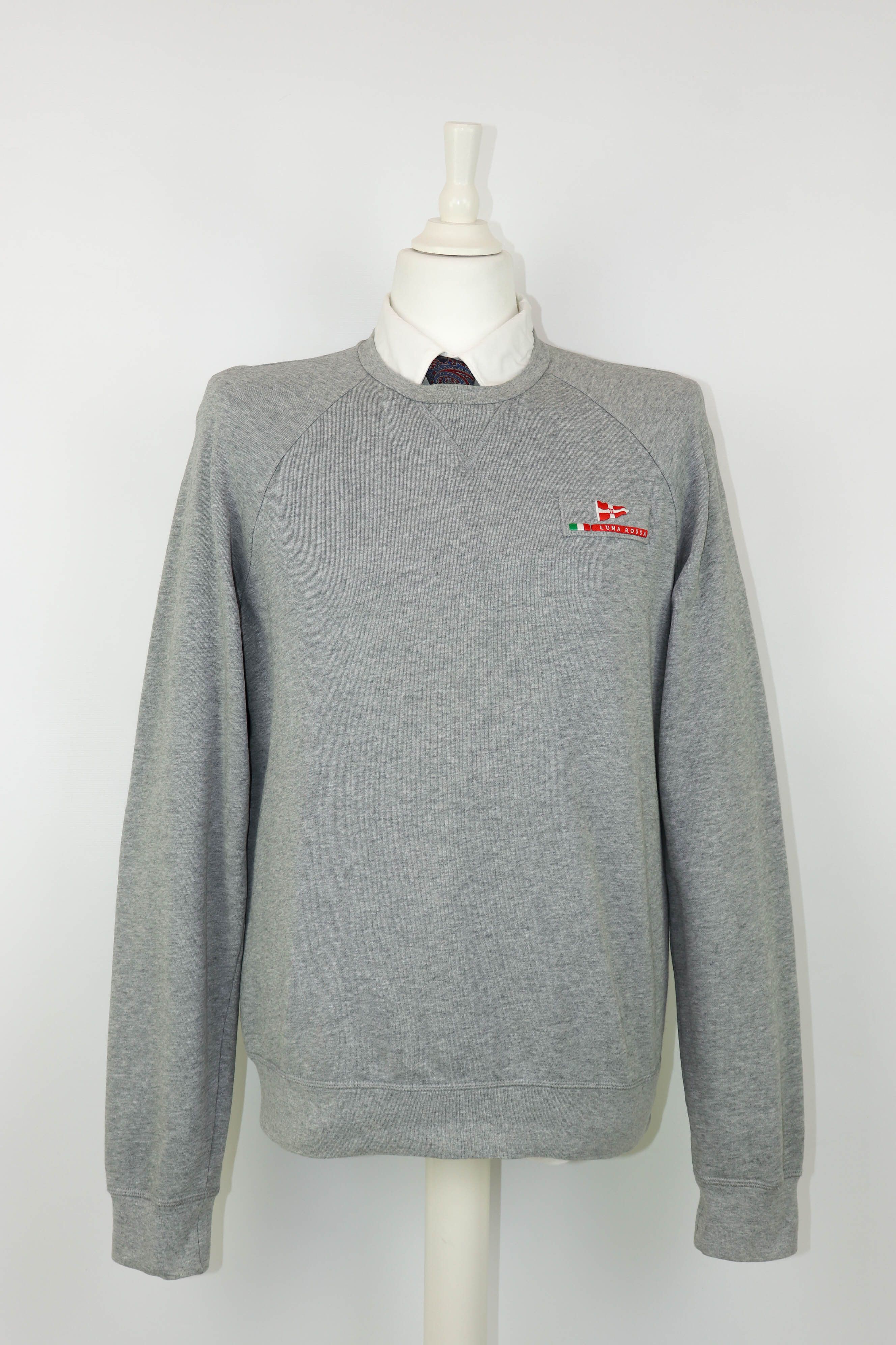 スウェット・トレーナー PRADA Melange Sand Cotton Sweatshirt Melange sand cotton sweatshirt – G&B
