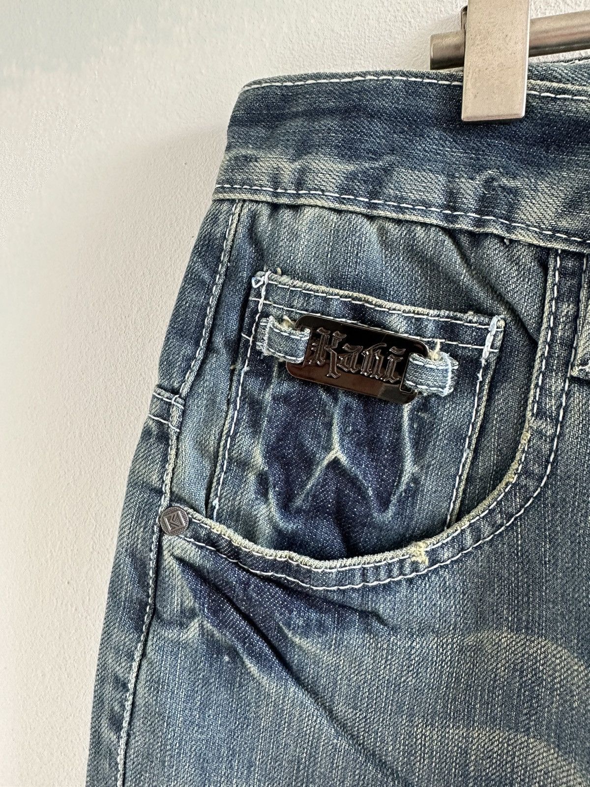 Karl Kani × Vintage 💥 DS 💥 Karl Kani 2009 Old School Baggy Denim Jeans Pants Size US 30 / EU 46 - 9 Thumbnail