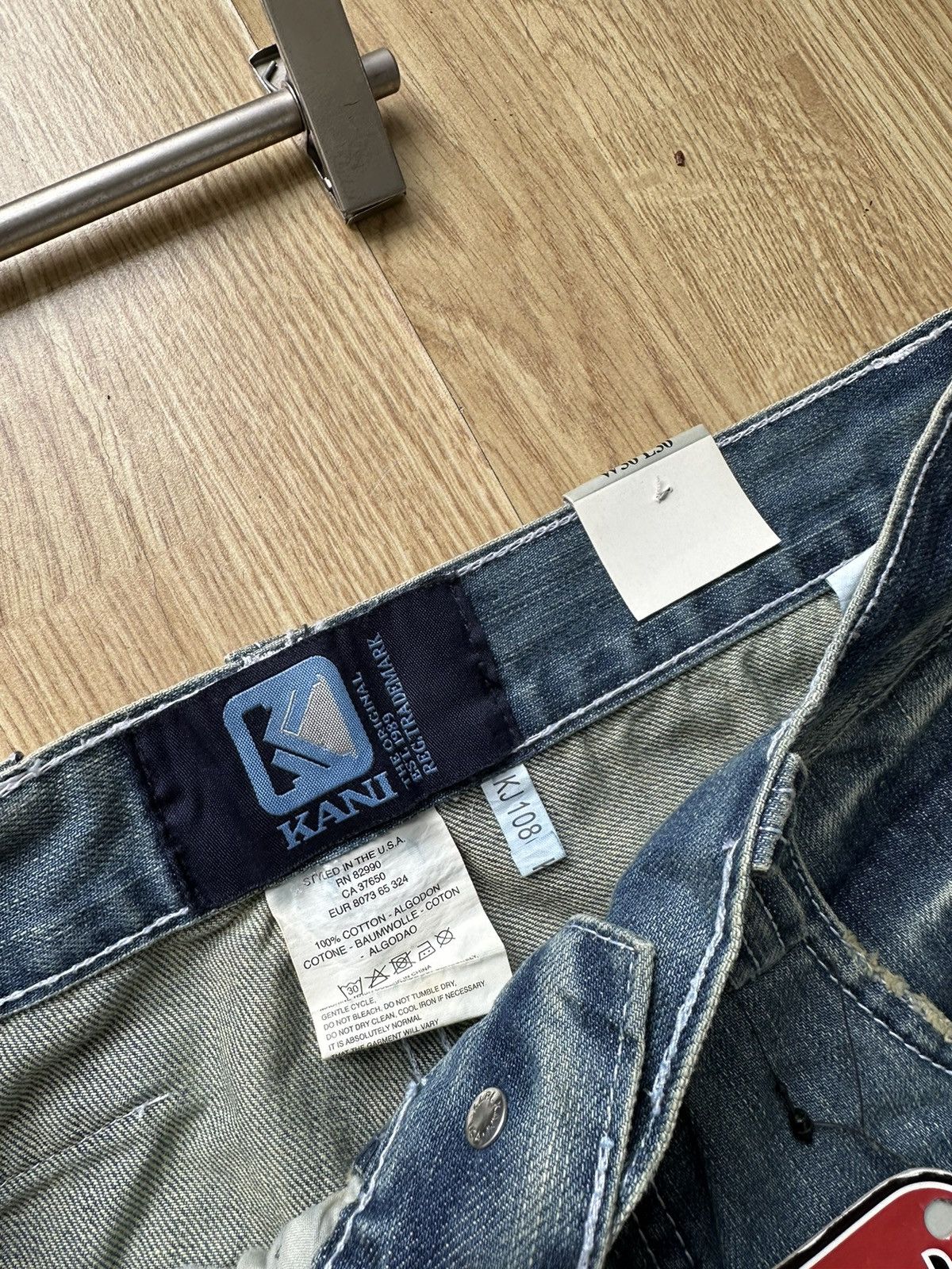 Karl Kani × Vintage 💥 DS 💥 Karl Kani 2009 Old School Baggy Denim Jeans Pants Size US 30 / EU 46 - 15 Thumbnail