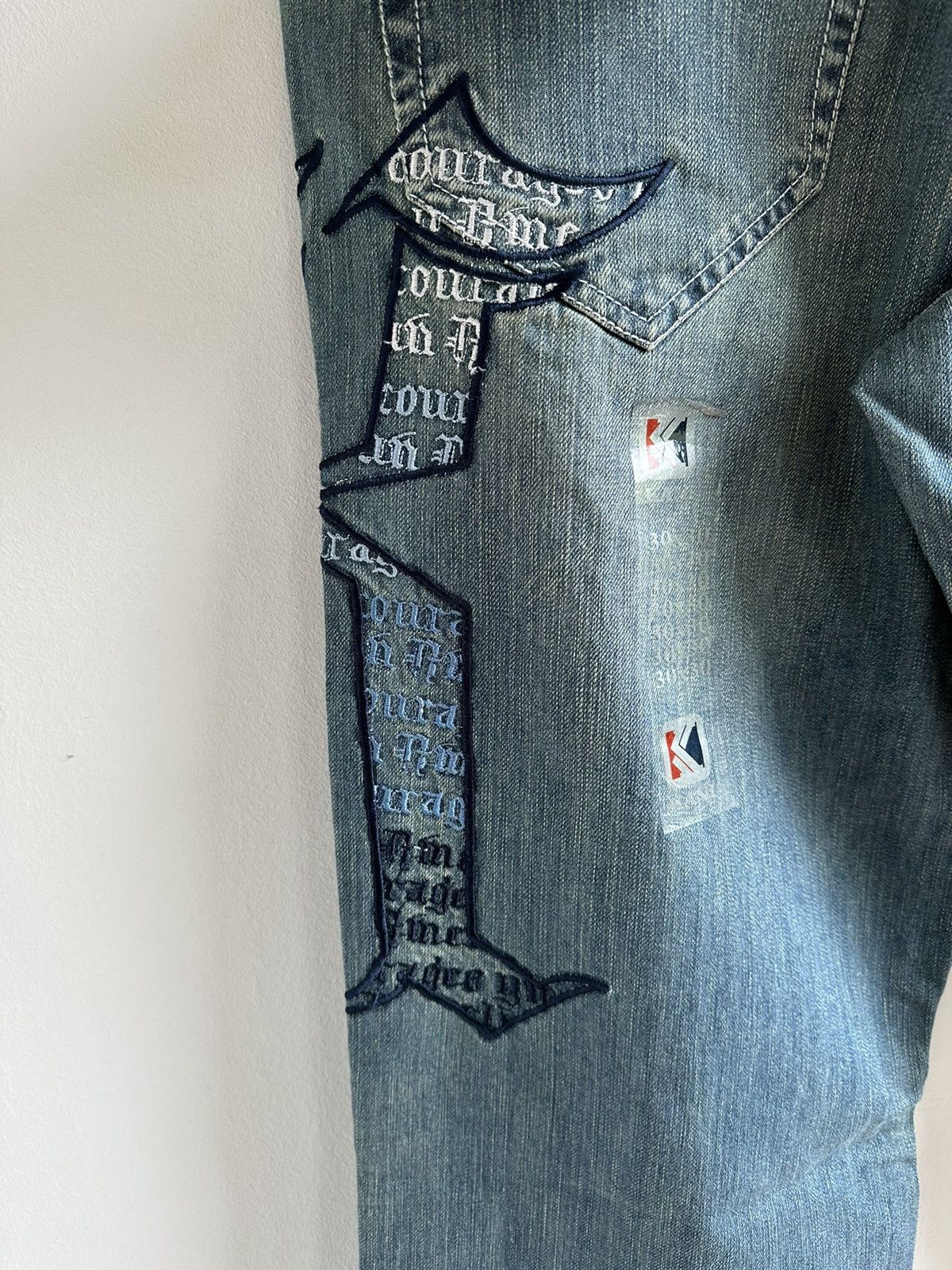 Karl Kani × Vintage 💥 DS 💥 Karl Kani 2009 Old School Baggy Denim Jeans Pants Size US 30 / EU 46 - 11 Thumbnail
