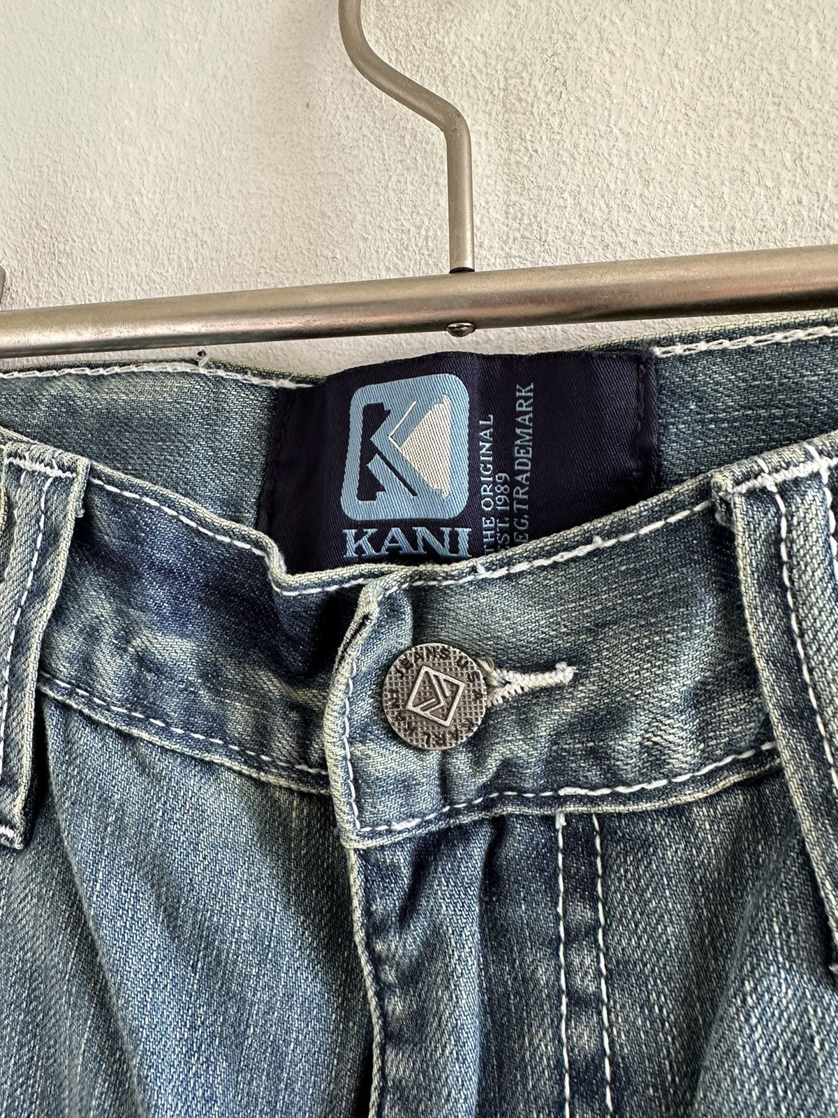 Karl Kani × Vintage 💥 DS 💥 Karl Kani 2009 Old School Baggy Denim Jeans Pants Size US 30 / EU 46 - 10 Thumbnail