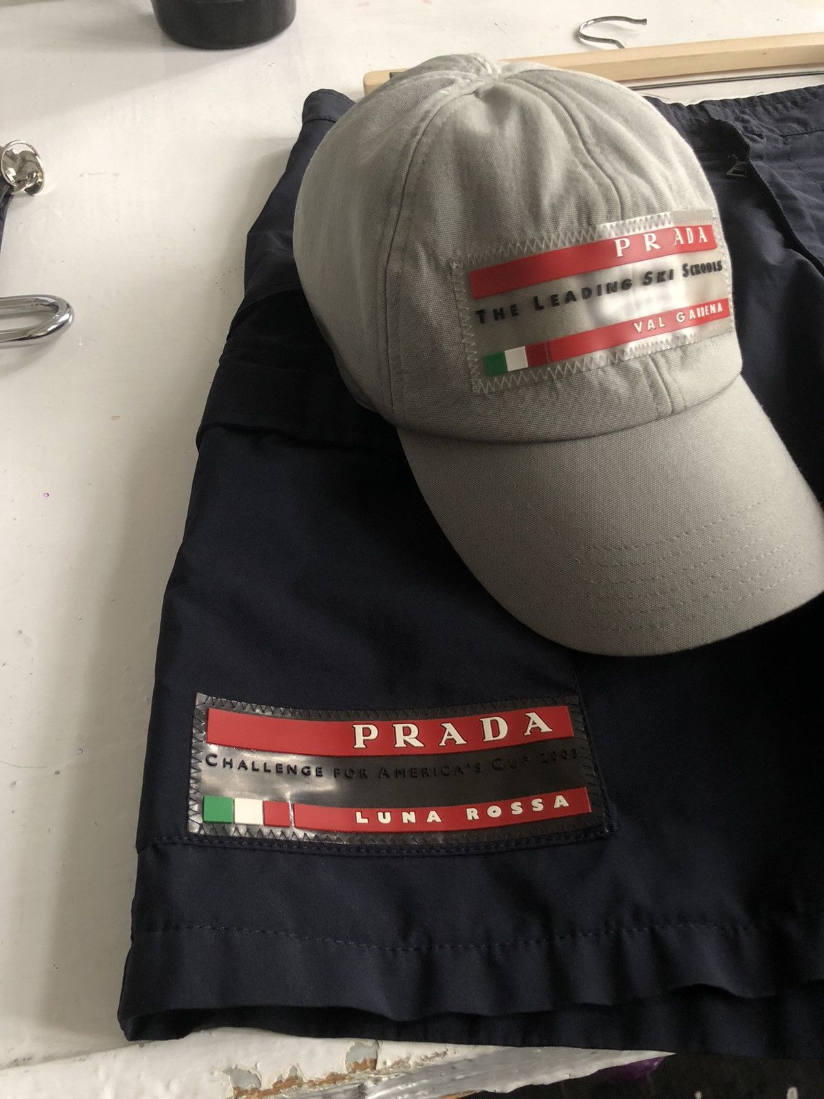 Prada Prada Sport Vintage Big Logo Luna Rossa Gore-Tex Shorts 52 Size US 36 / EU 52 - 4 Thumbnail