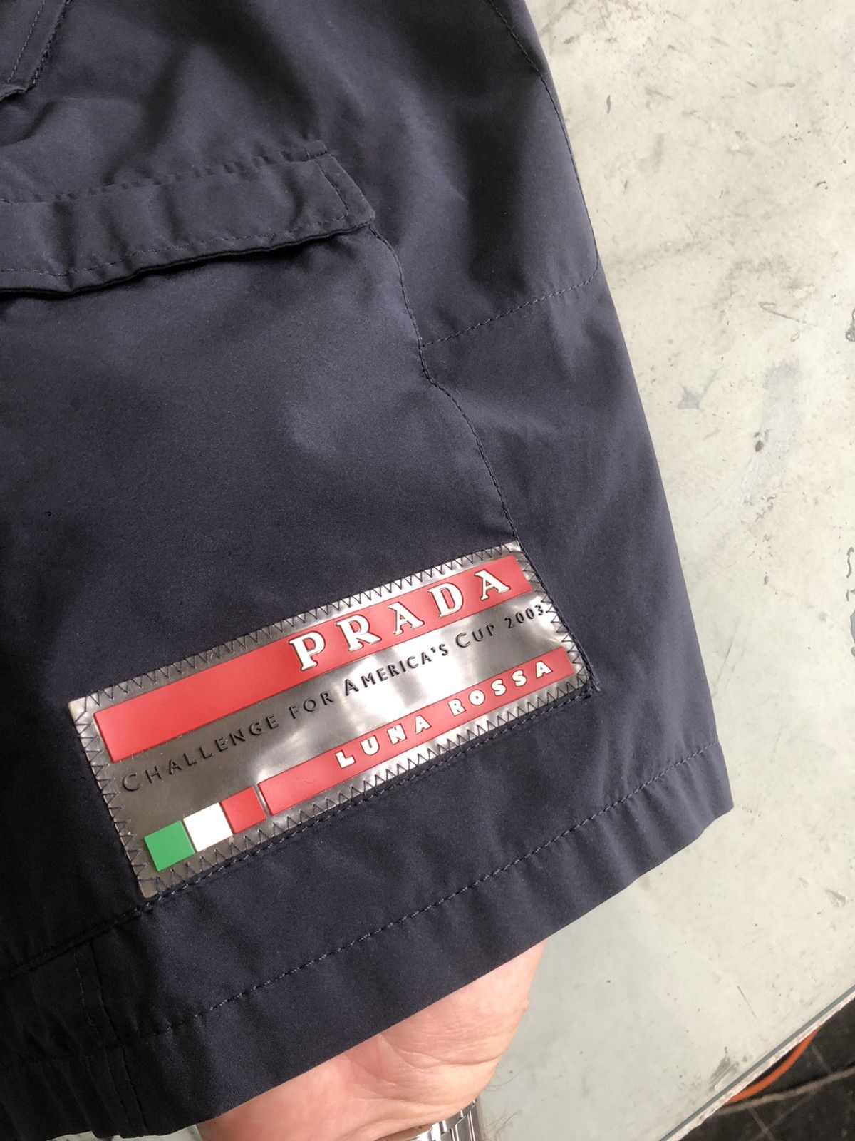 Prada Prada Sport Vintage Big Logo Luna Rossa Gore-Tex Shorts 52 Size US 36 / EU 52 - 7 Thumbnail