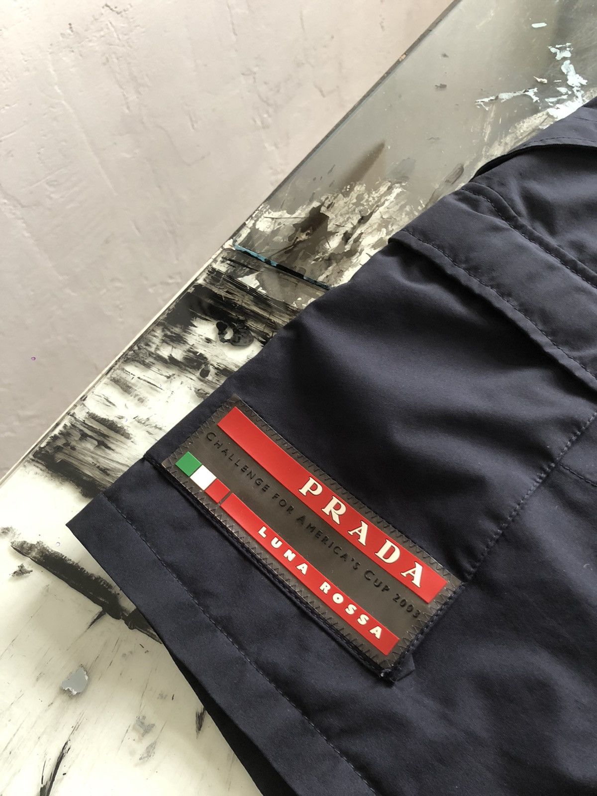 Prada Prada Sport Vintage Big Logo Luna Rossa Gore-Tex Shorts 52 Size US 36 / EU 52 - 3 Thumbnail