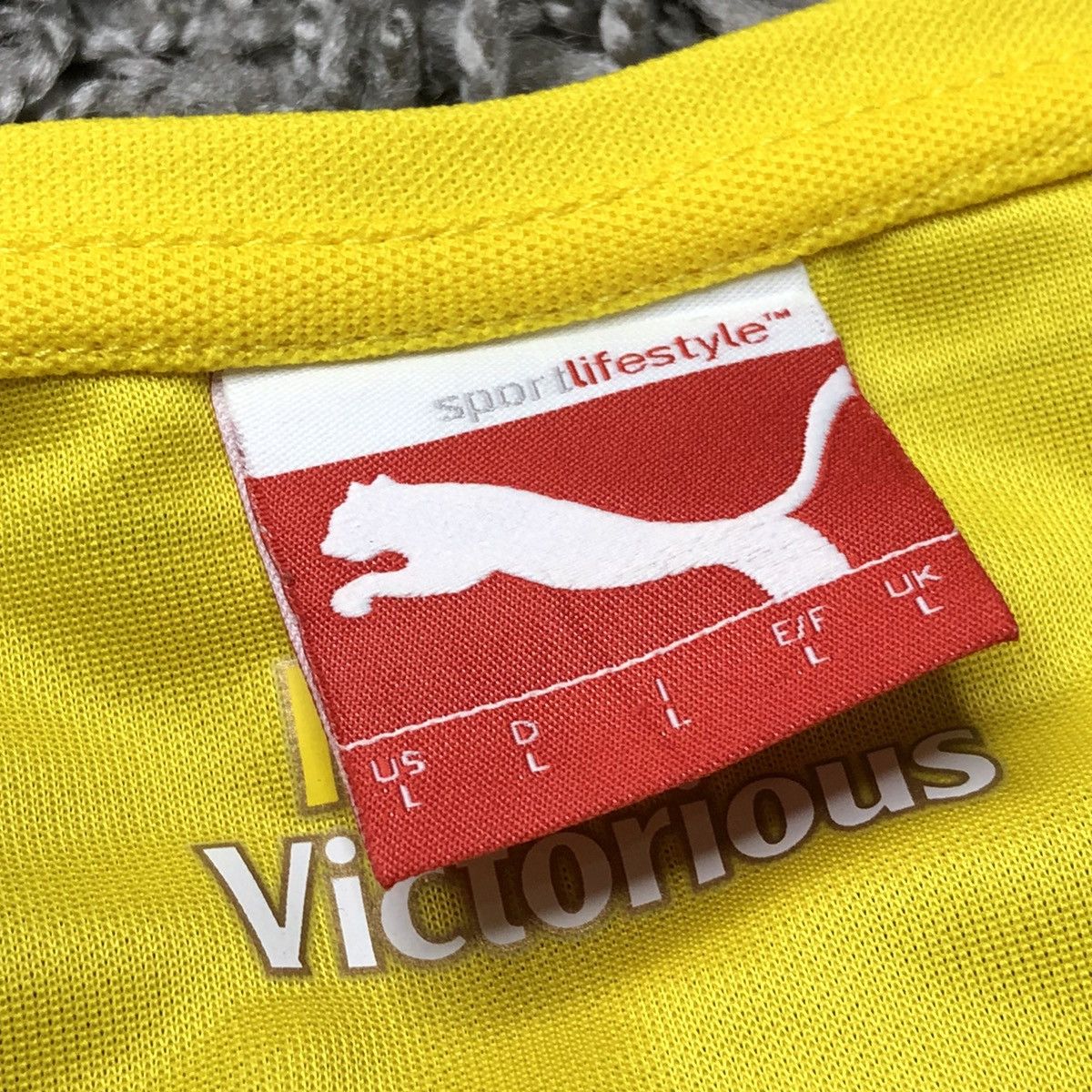 Puma Puma Arsenal Yellow Soccer Jersey Football Vintage Size US L / EU 52-54 / 3 - 8 Thumbnail