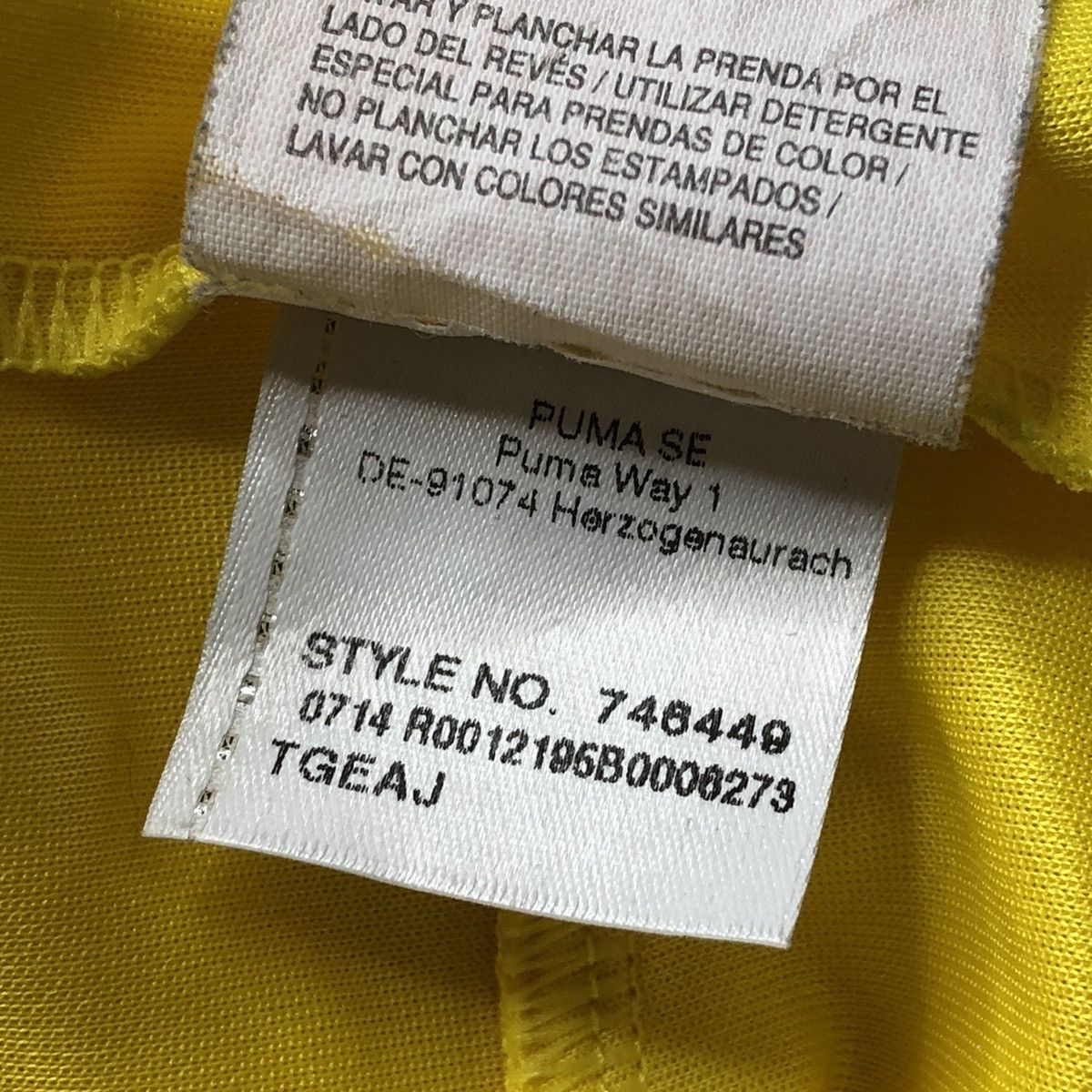 Puma Puma Arsenal Yellow Soccer Jersey Football Vintage Size US L / EU 52-54 / 3 - 14 Thumbnail