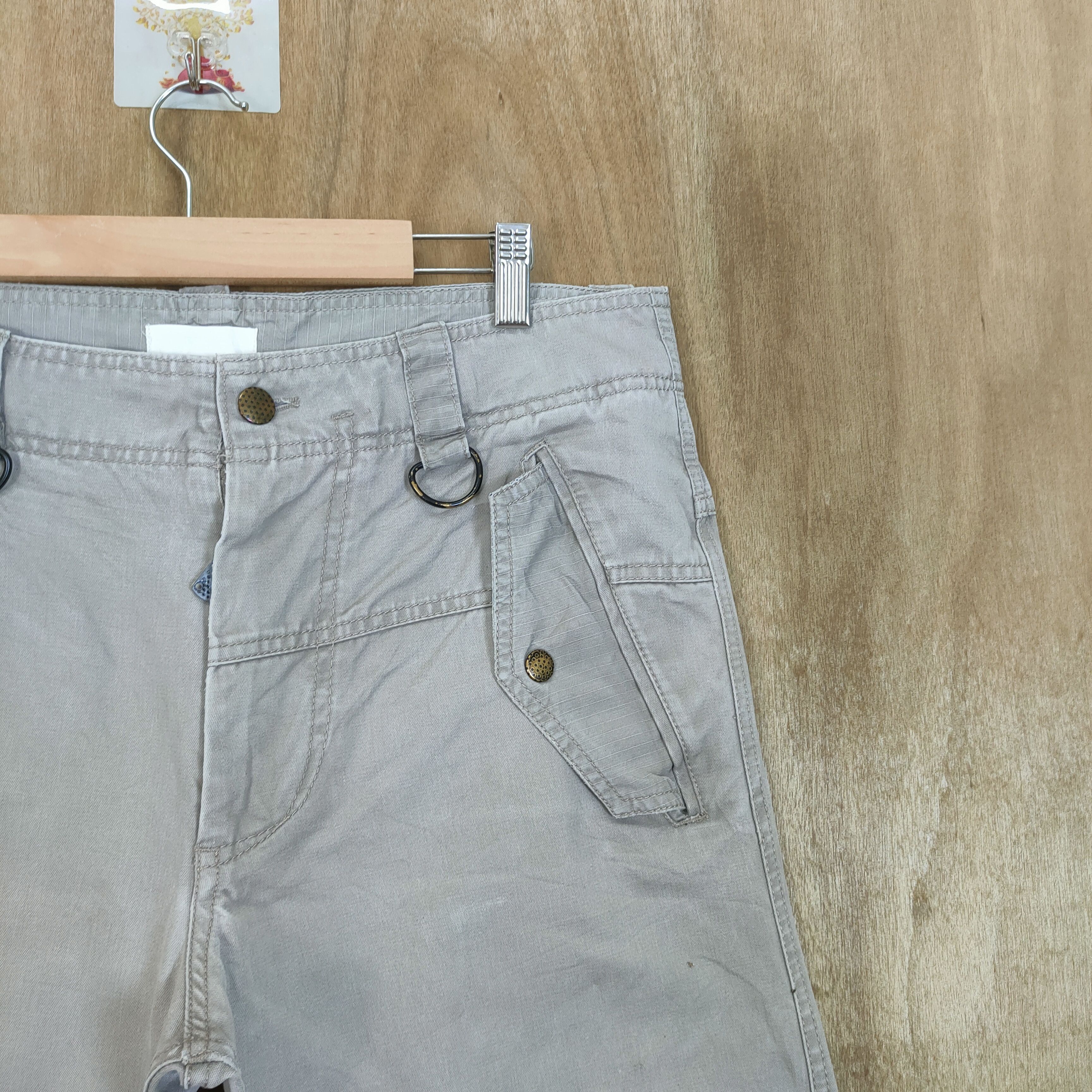 Diesel DIESEL VINTAGE GREY CARGO PANTS Size US 33 - 4 Thumbnail